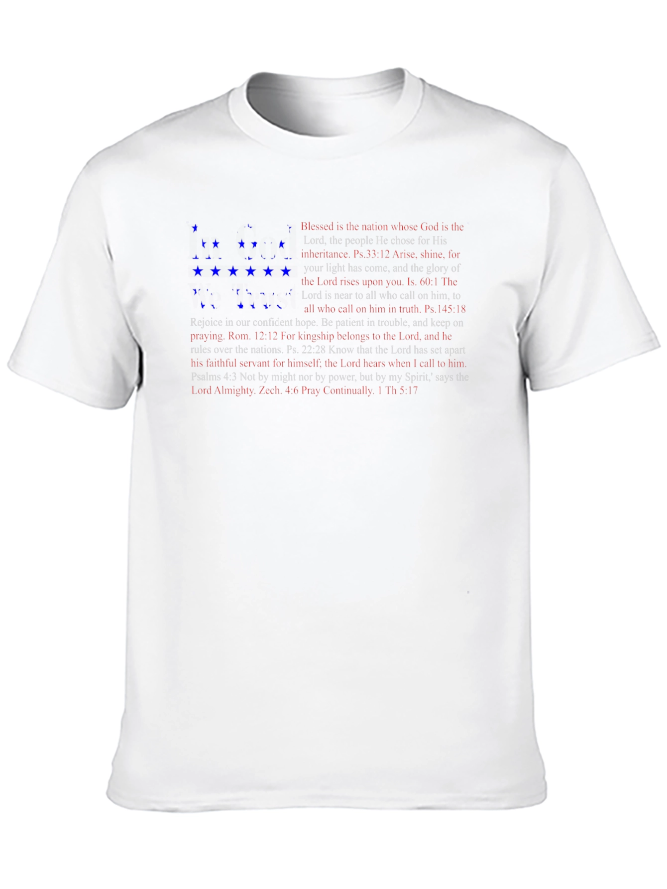 Faith-Inspired Patriotic Graphic Tee