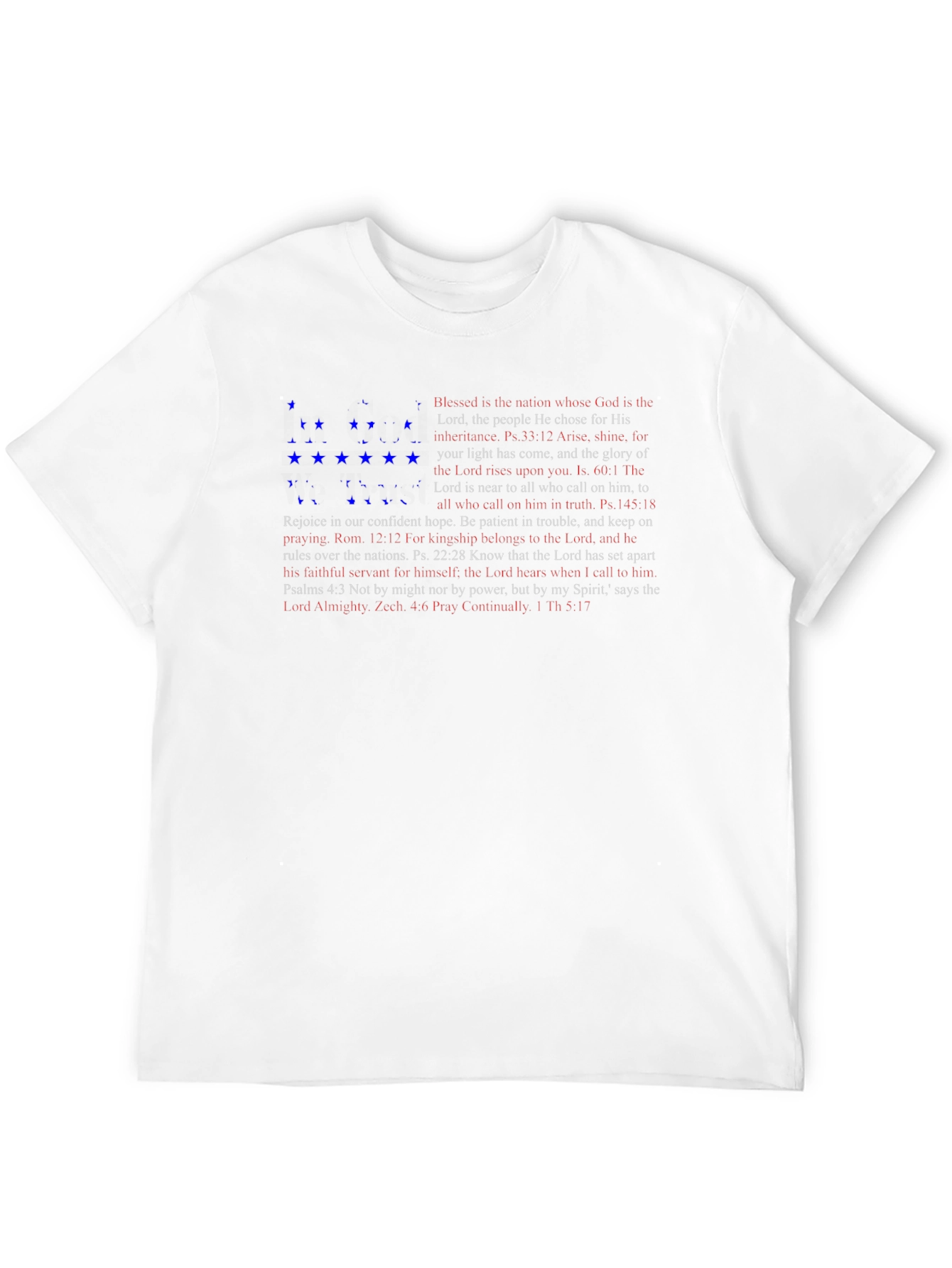 Faith-Inspired Patriotic Graphic Tee