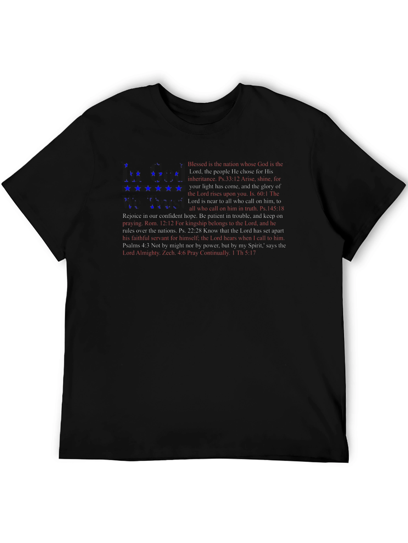 Faith-Inspired Patriotic Graphic Tee