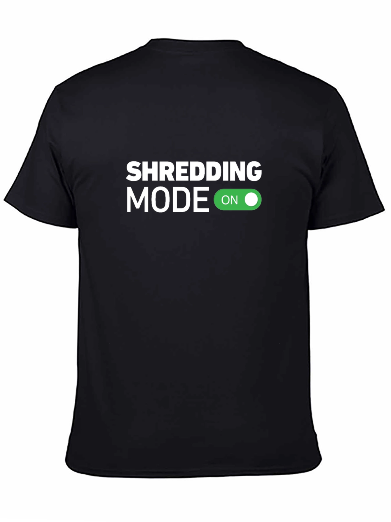 Shredding Mode On Graphic Tee - Black