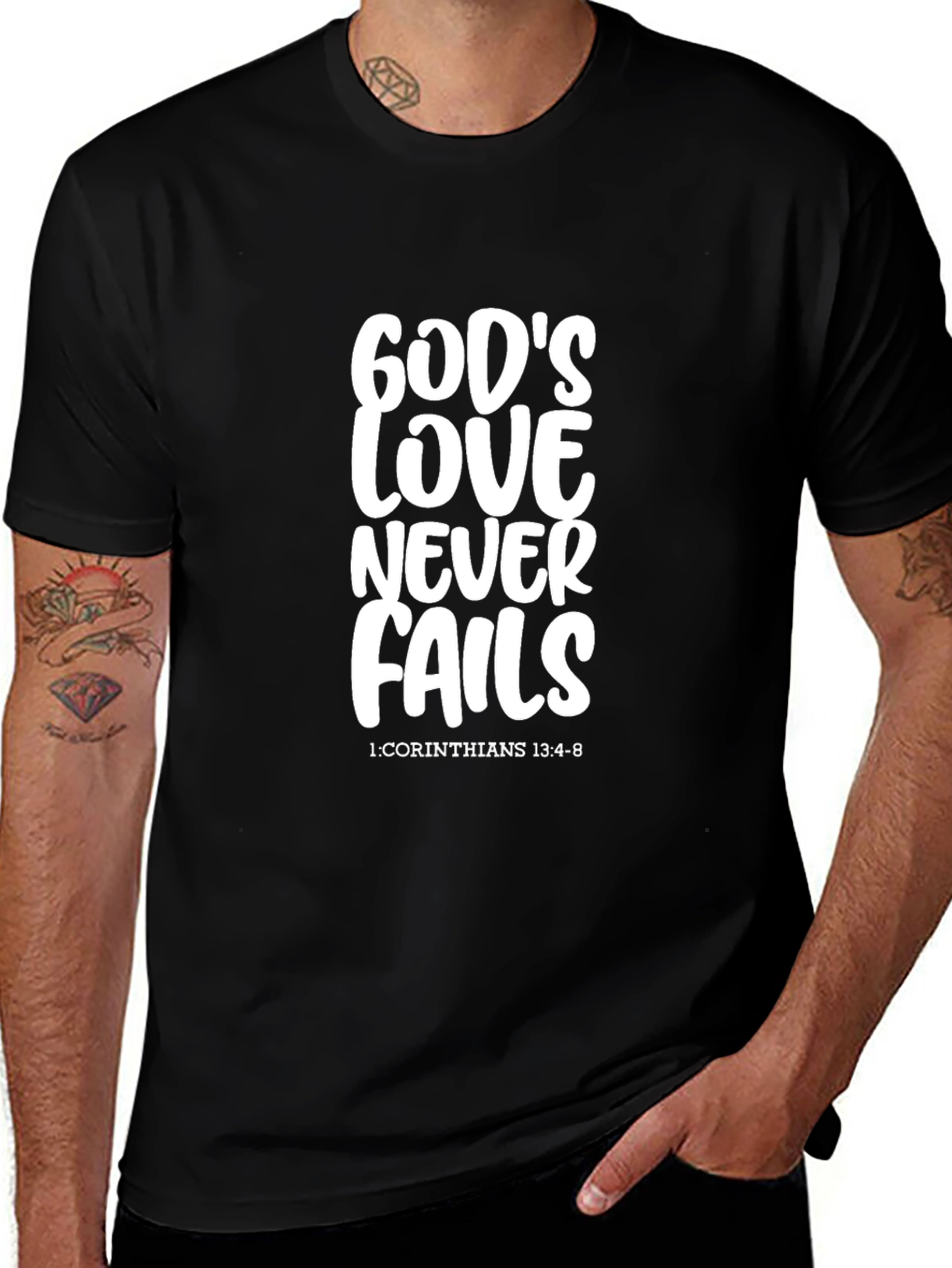 Gods Love Never Fails T-Shirt