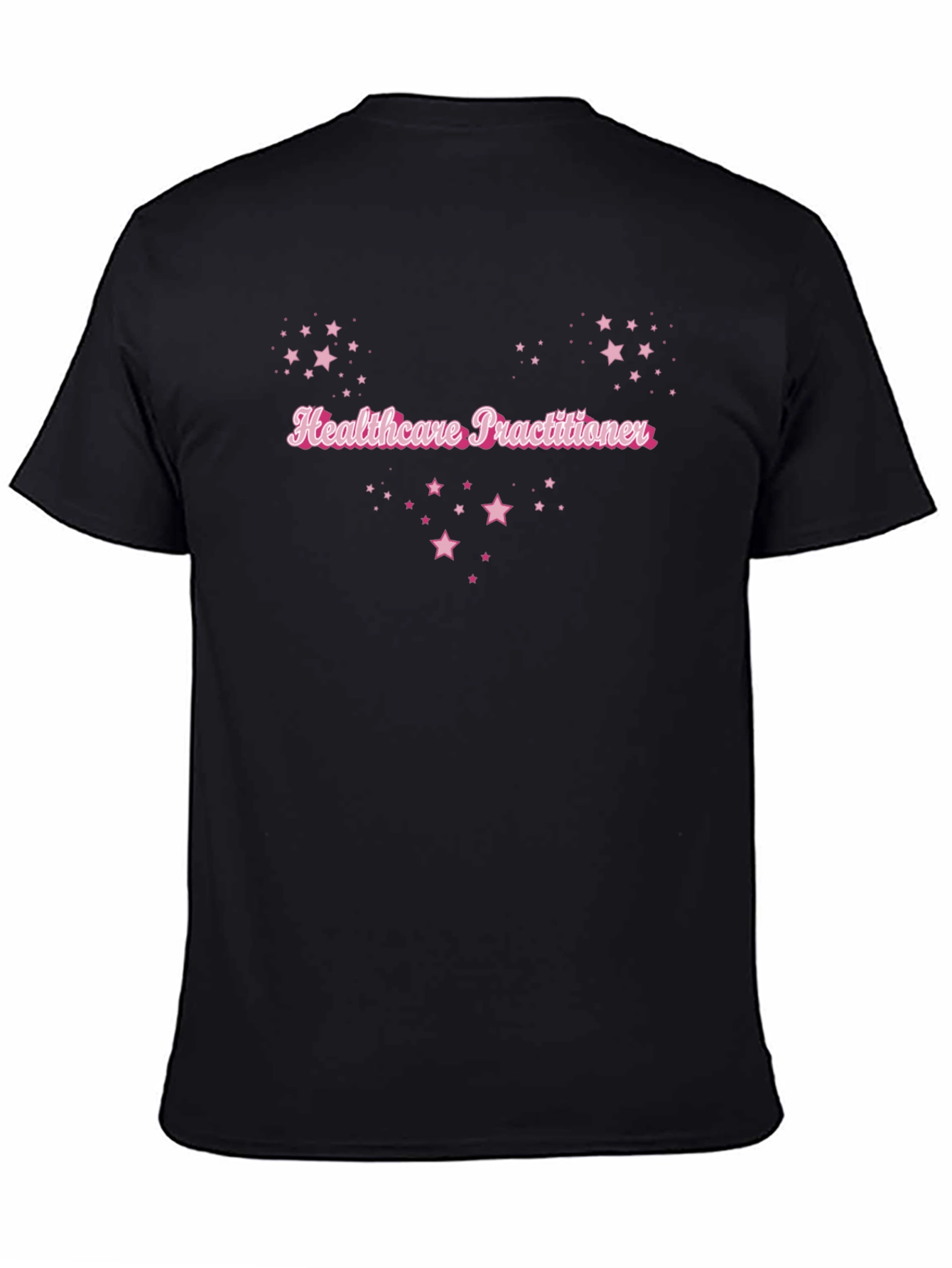 Healthcare Practitioner Starry Black T-Shirt