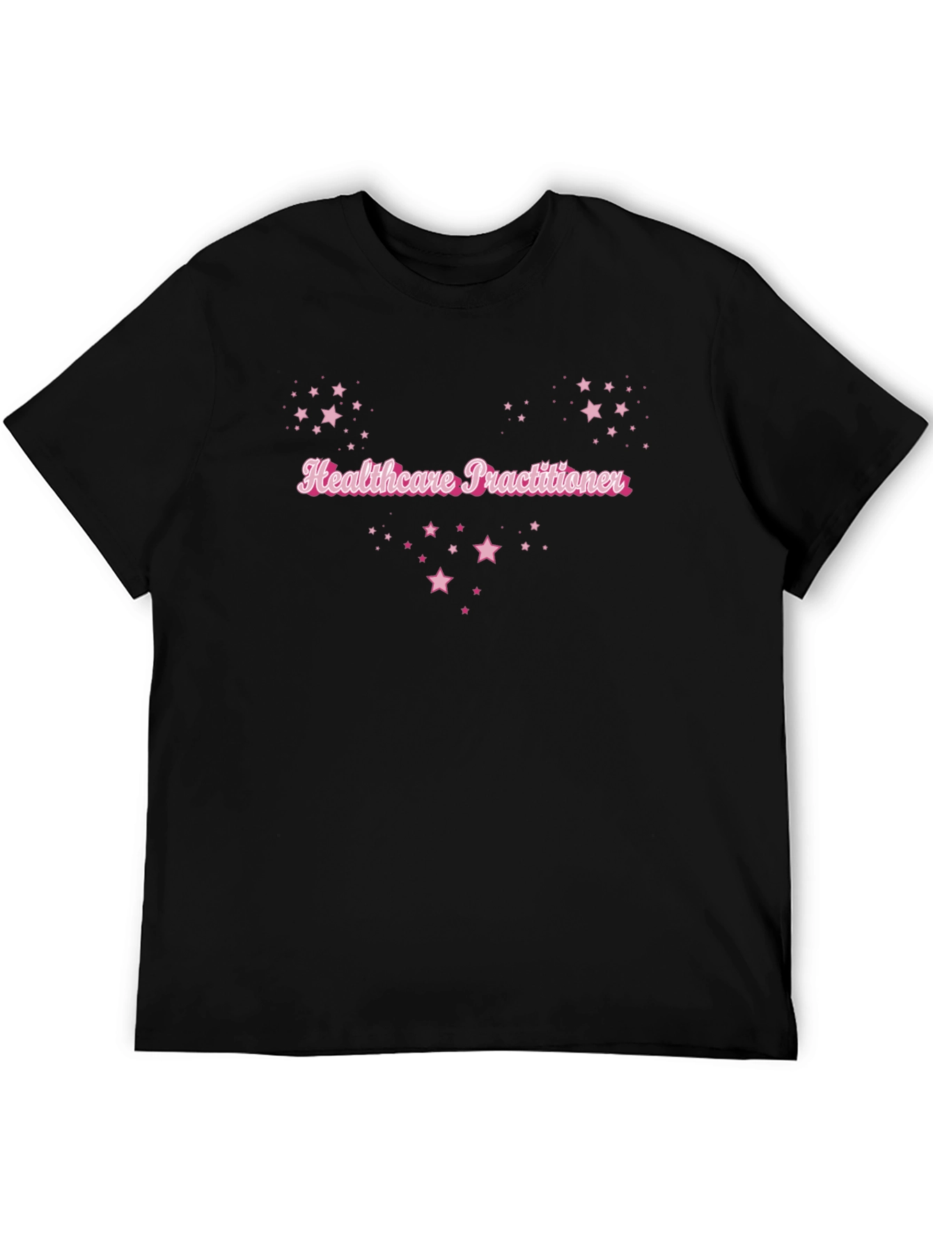 Healthcare Practitioner Starry Black T-Shirt
