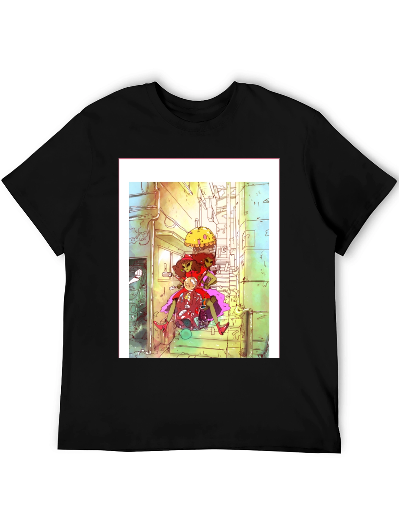 Urban Art T-Shirt - Cool Cartoon Graphic Tee