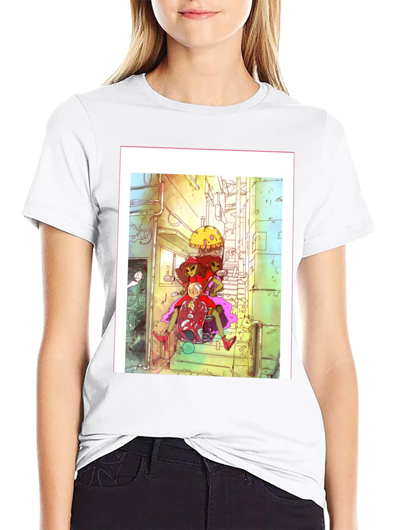 Urban Art T-Shirt - Cool Cartoon Graphic Tee