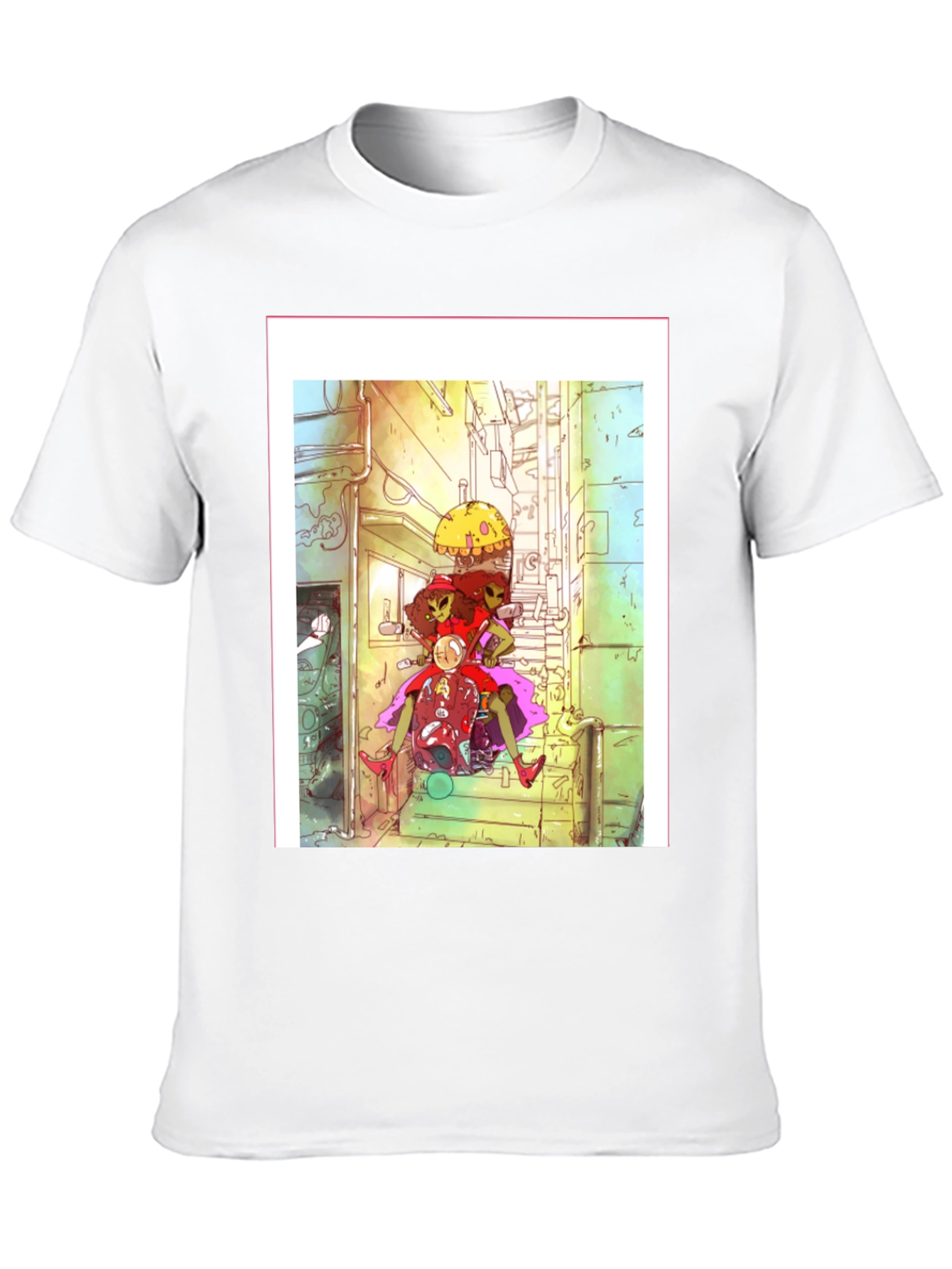 Urban Art T-Shirt - Cool Cartoon Graphic Tee