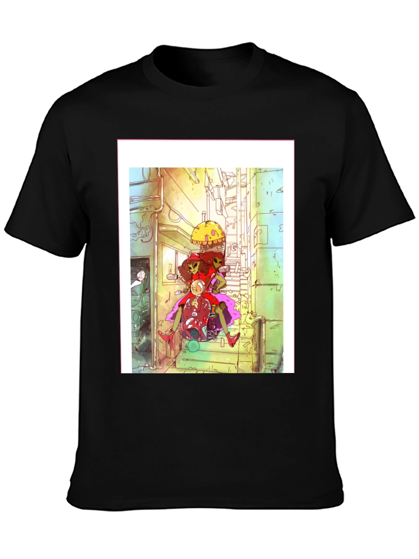 Urban Art T-Shirt - Cool Cartoon Graphic Tee