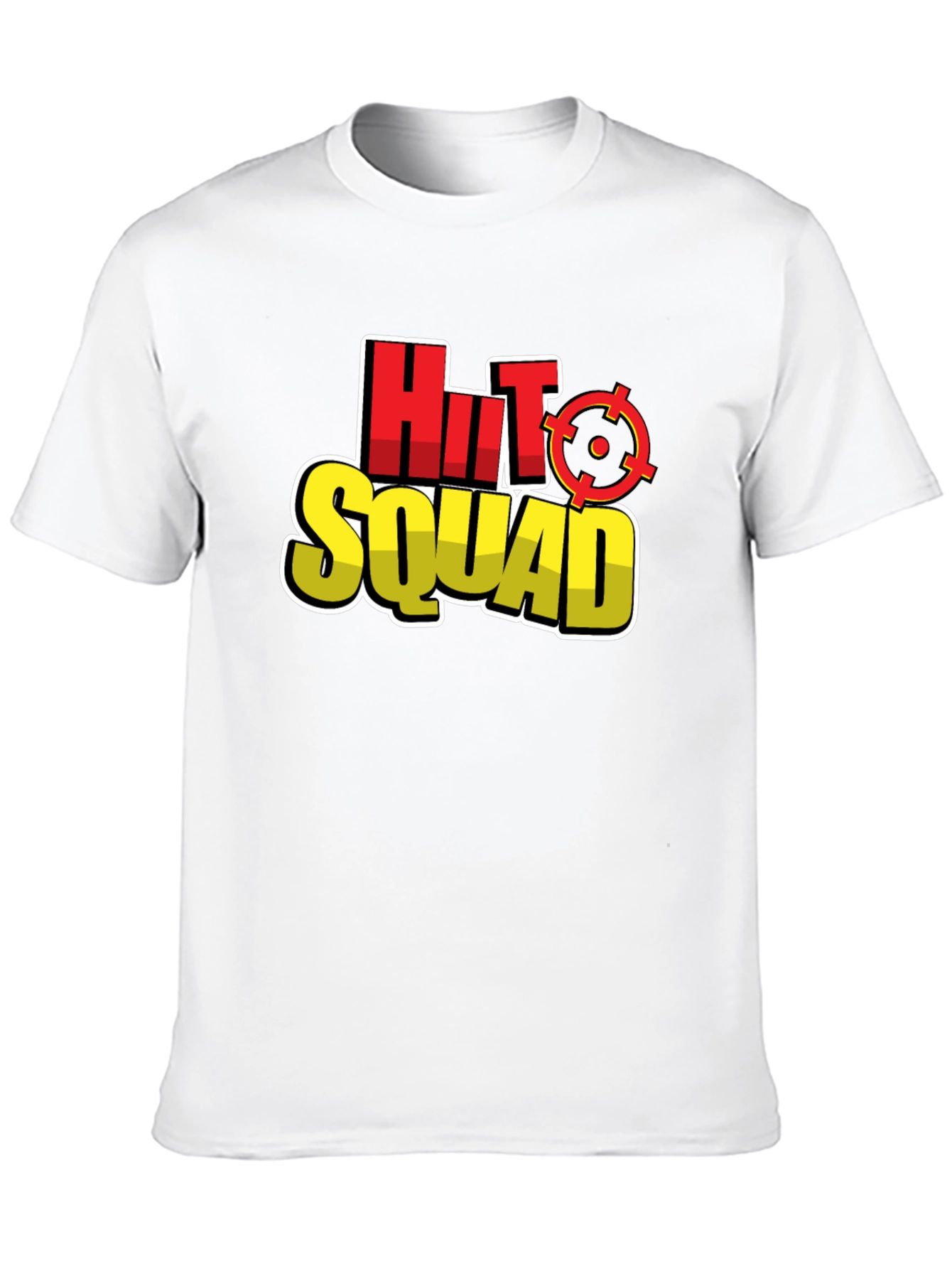 Hit Squad Graphic Tee - Black Cotton T-Shirt