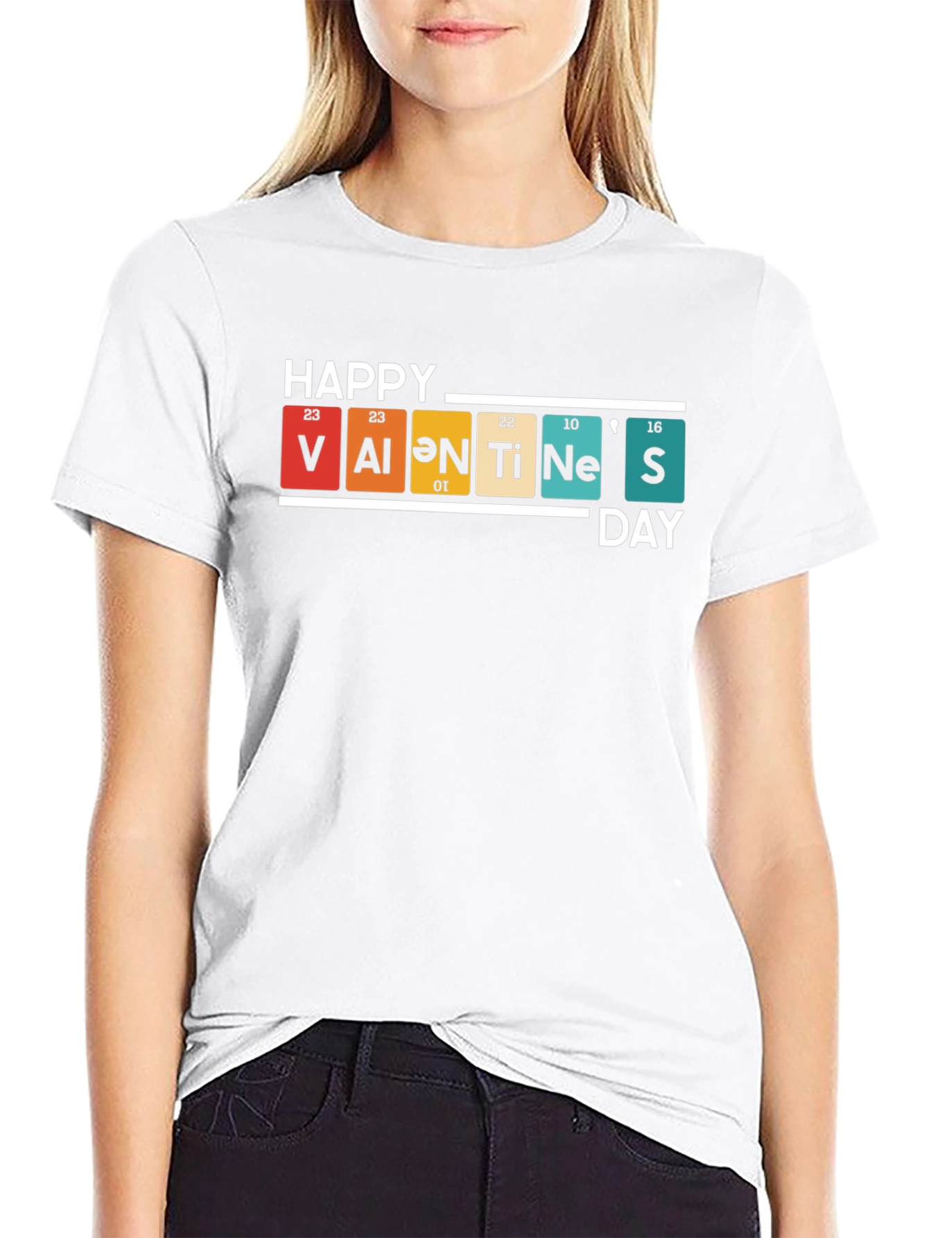 Happy Valentines Day Periodic Table T-Shirt