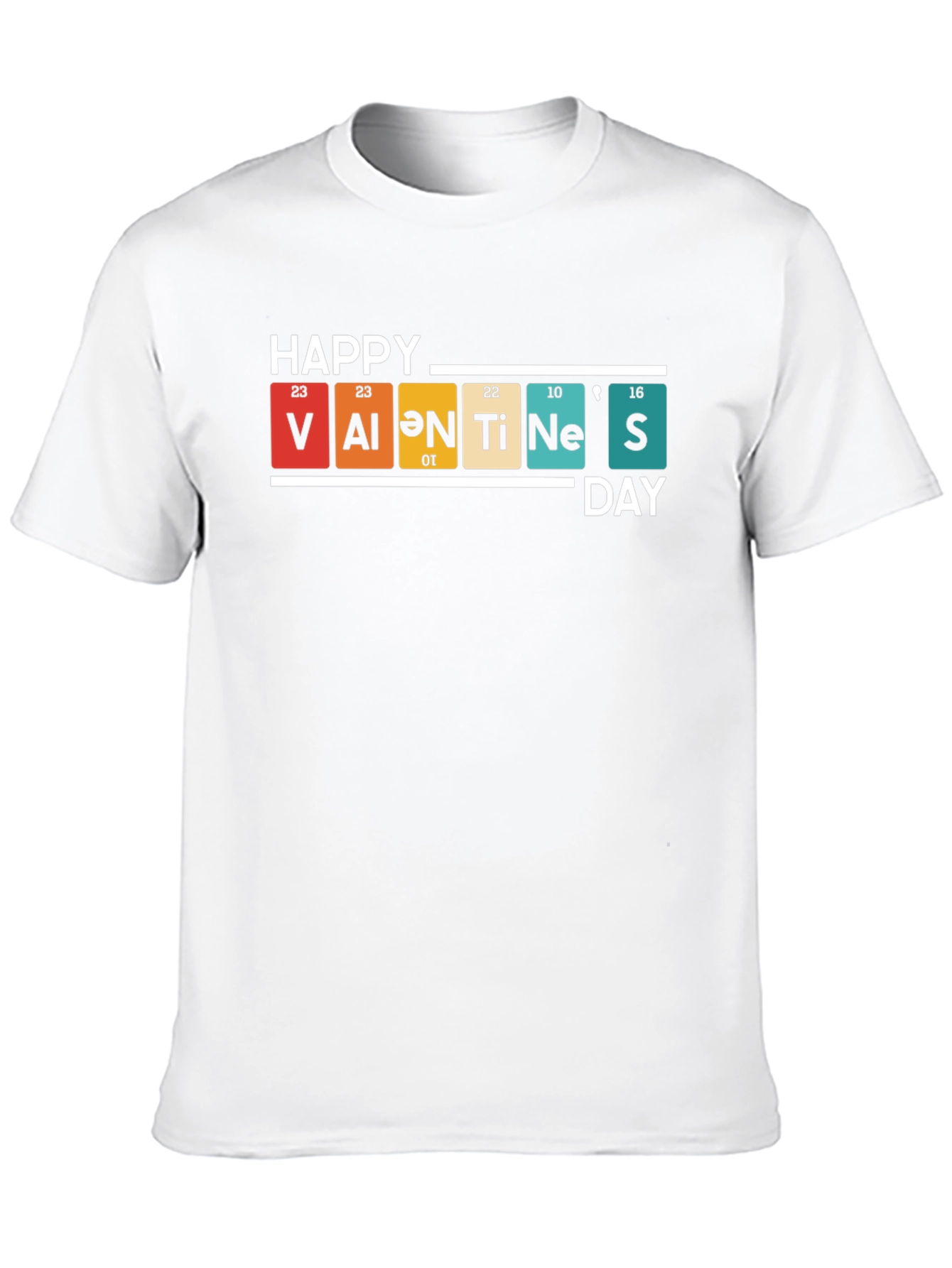 Happy Valentines Day Periodic Table T-Shirt