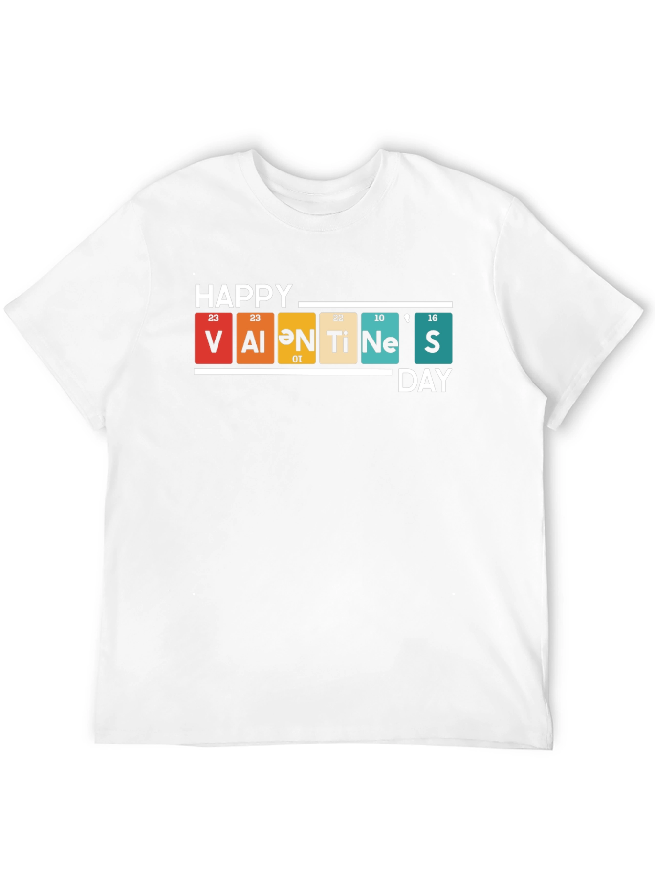 Happy Valentines Day Periodic Table T-Shirt