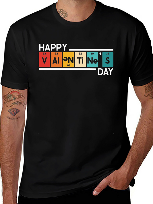 Happy Valentines Day Periodic Table T-Shirt