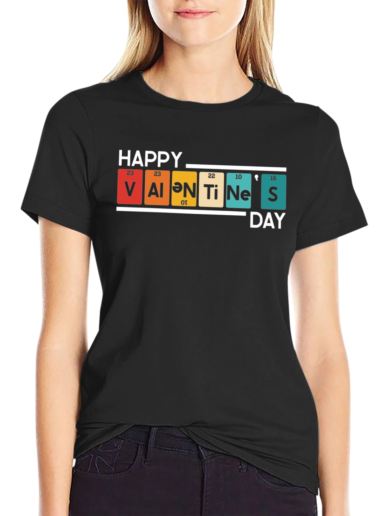 Happy Valentines Day Periodic Table T-Shirt