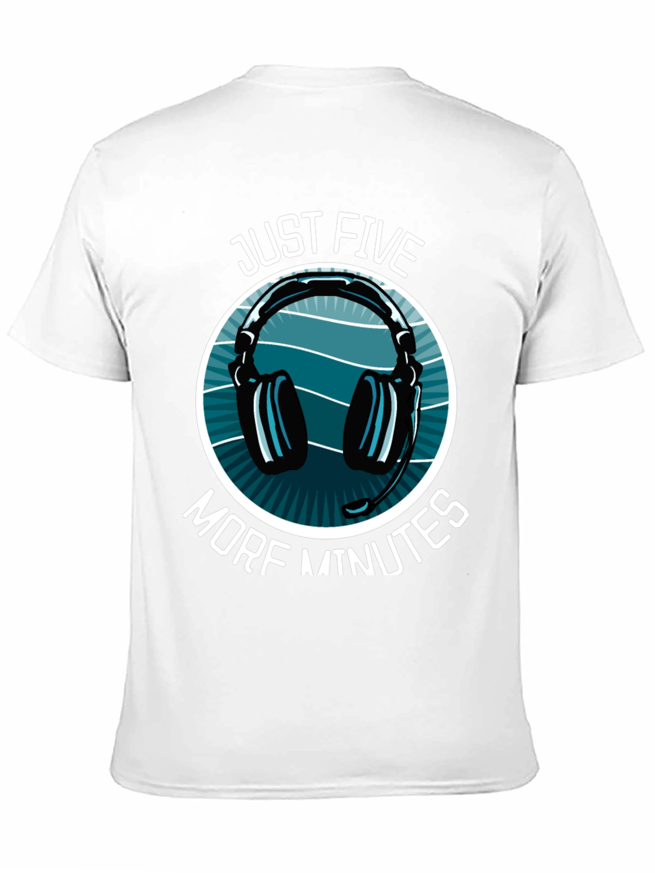 Just Five More Minutes Gamer T-Shirt - Black
