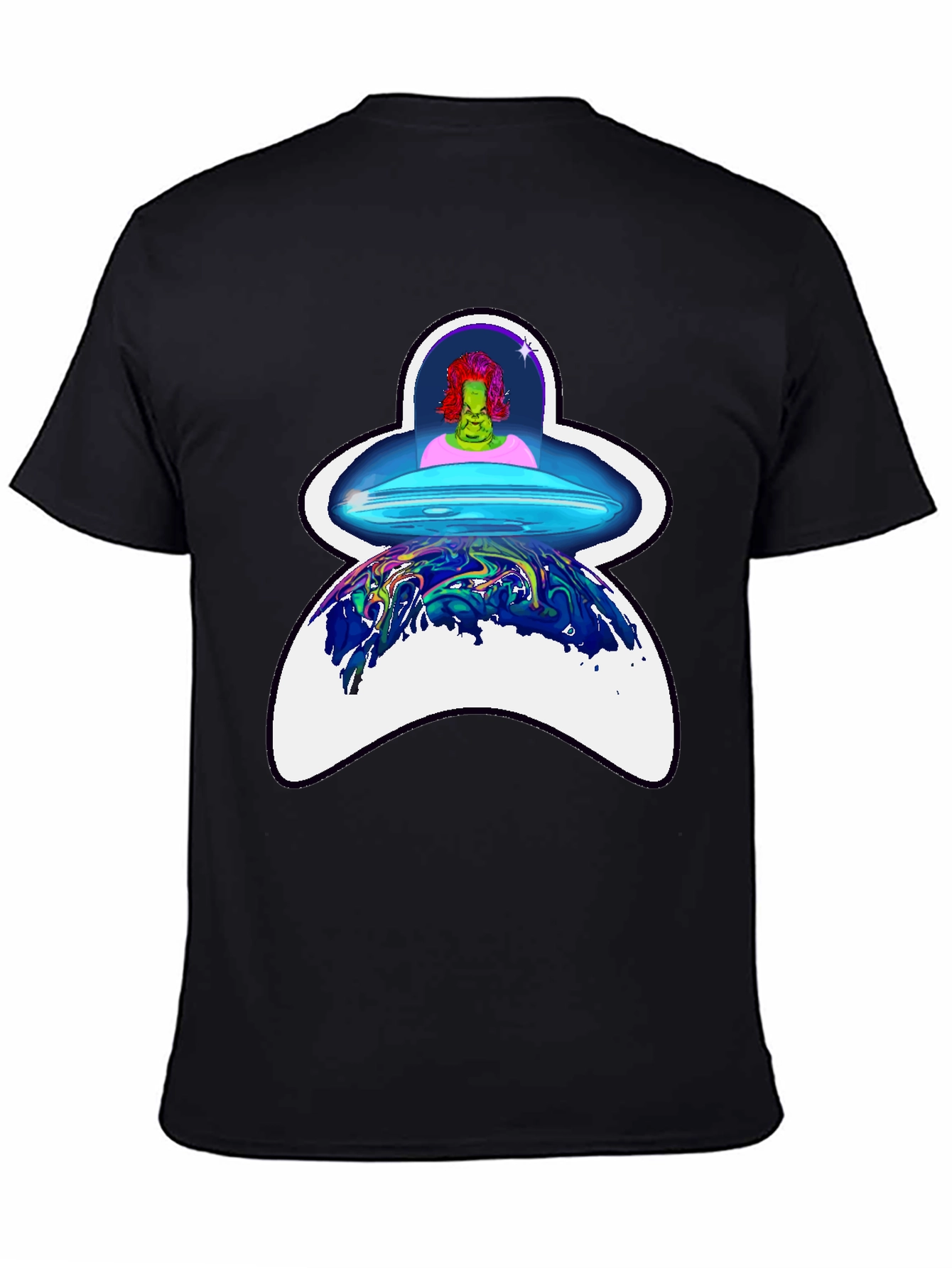 UFO Grinch T-Shirt: Cosmic Christmas Apparel