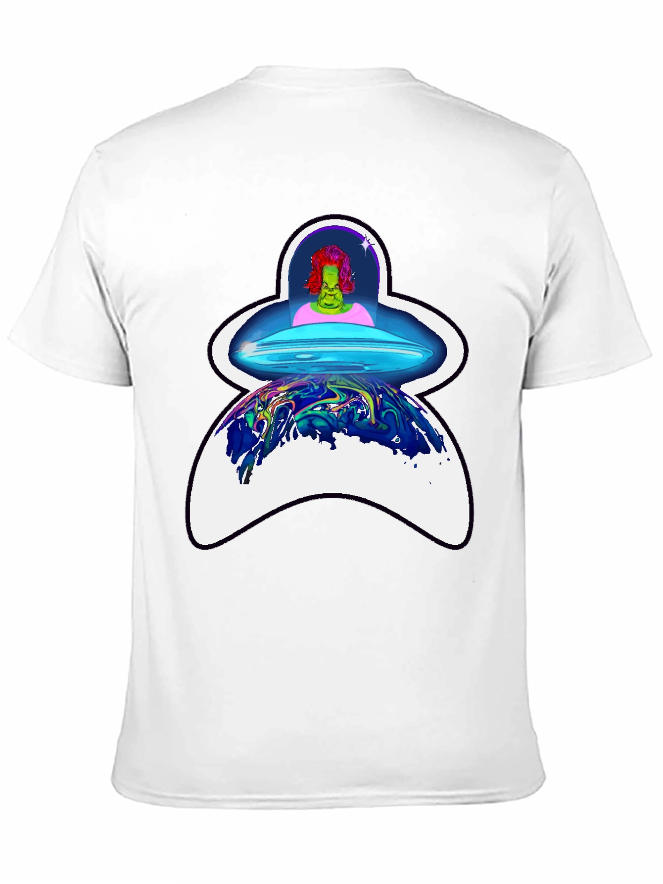 UFO Grinch T-Shirt: Cosmic Christmas Apparel