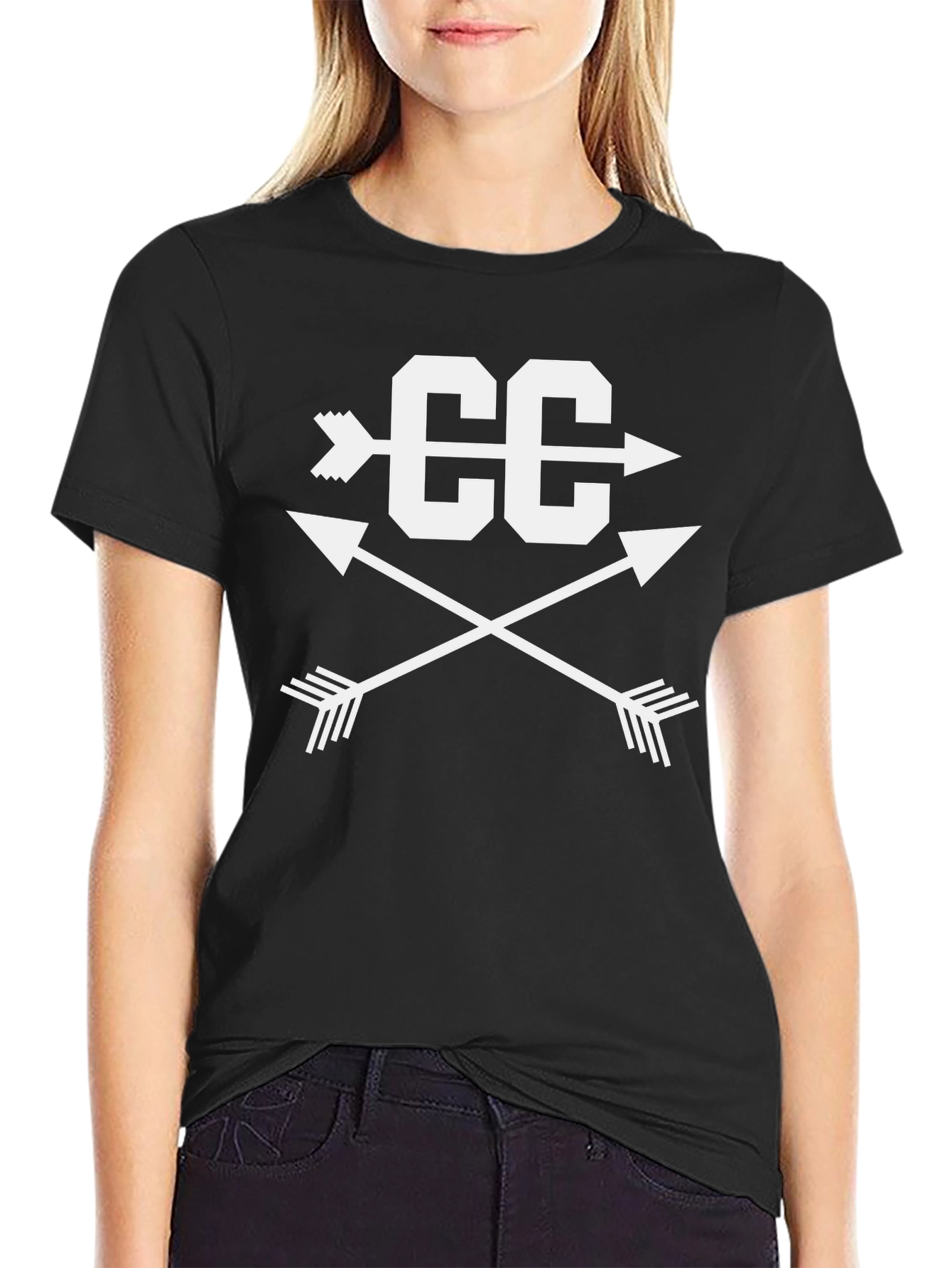 CC Cross Country Arrows Black T-Shirt