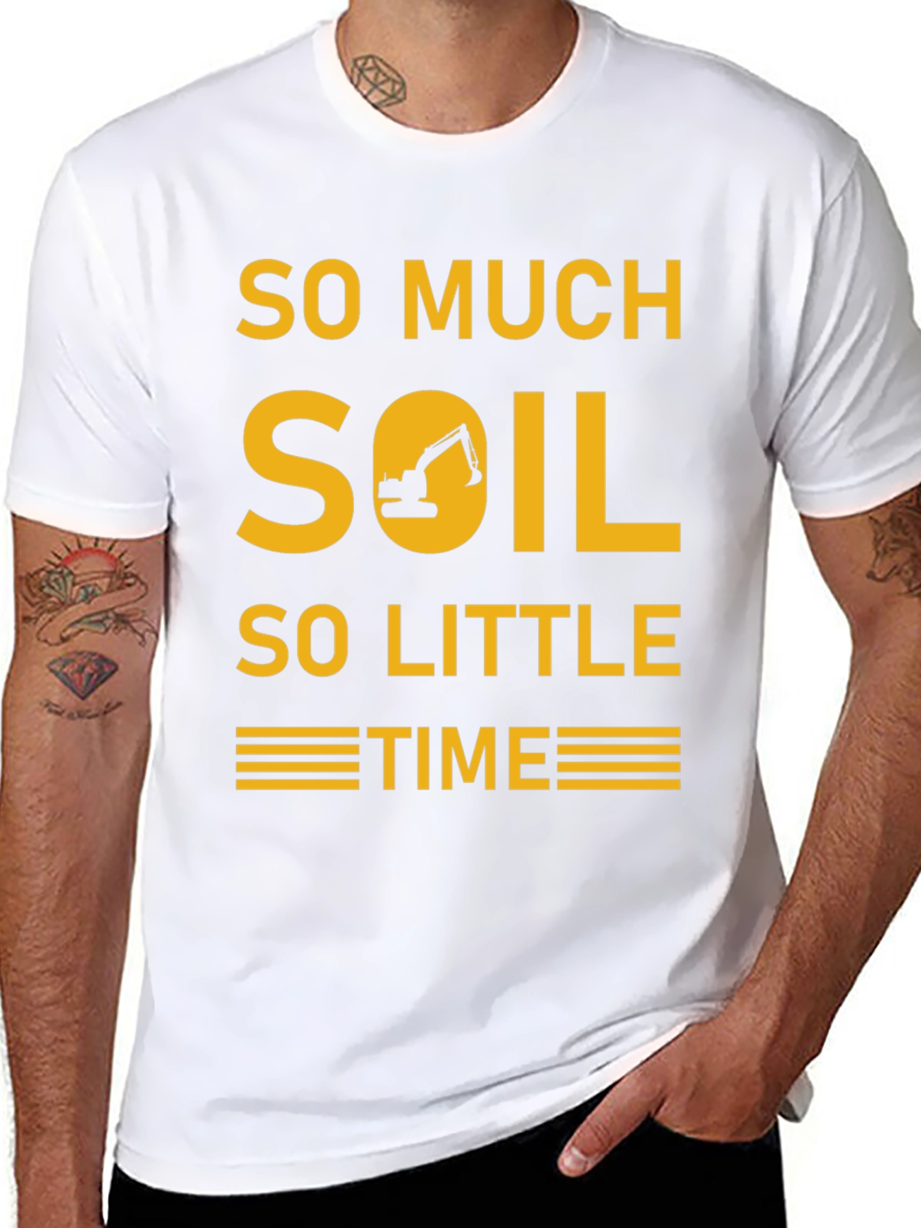 So Much Soil So Little Time Graphic Tee