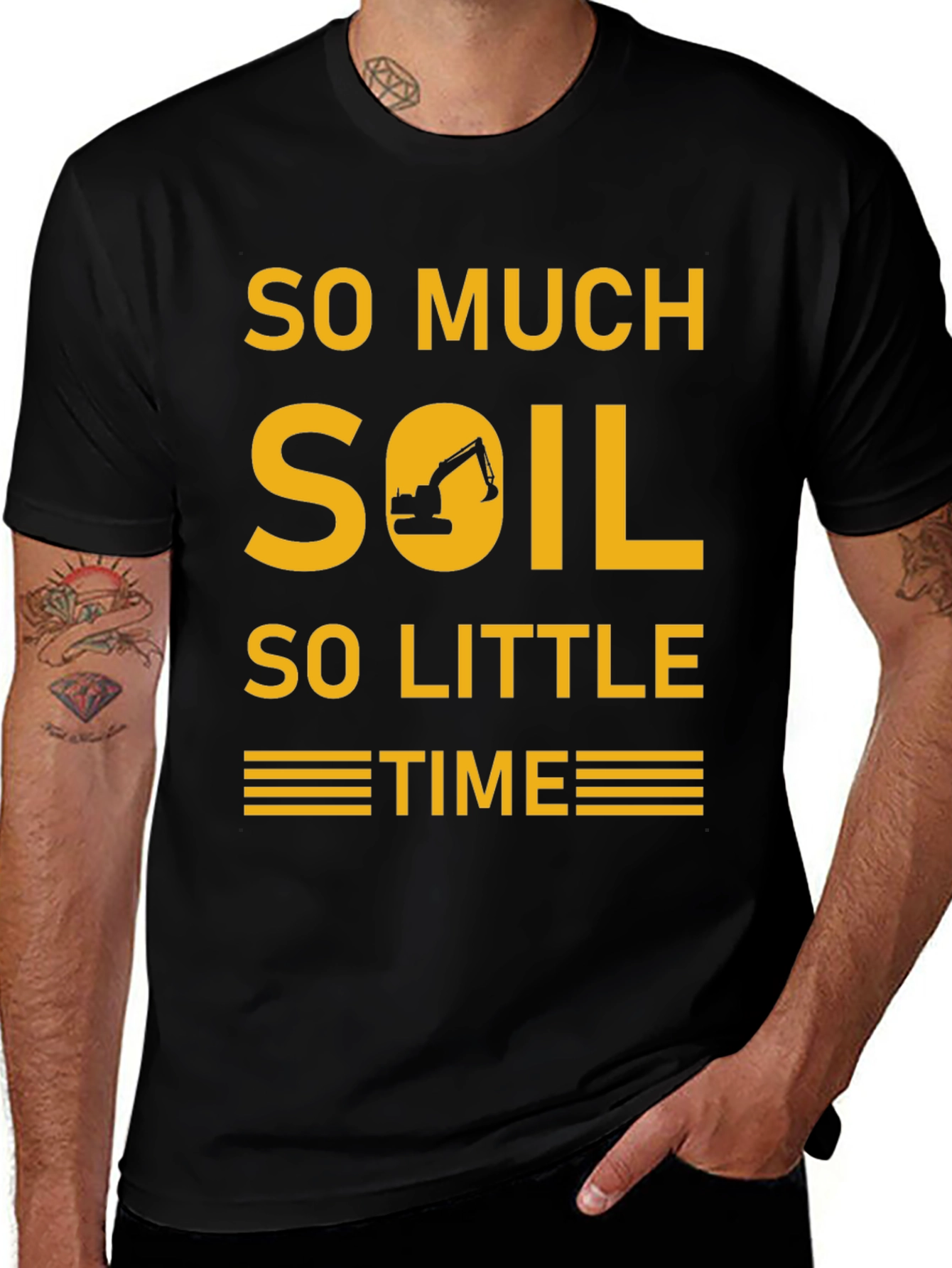 So Much Soil So Little Time Graphic Tee