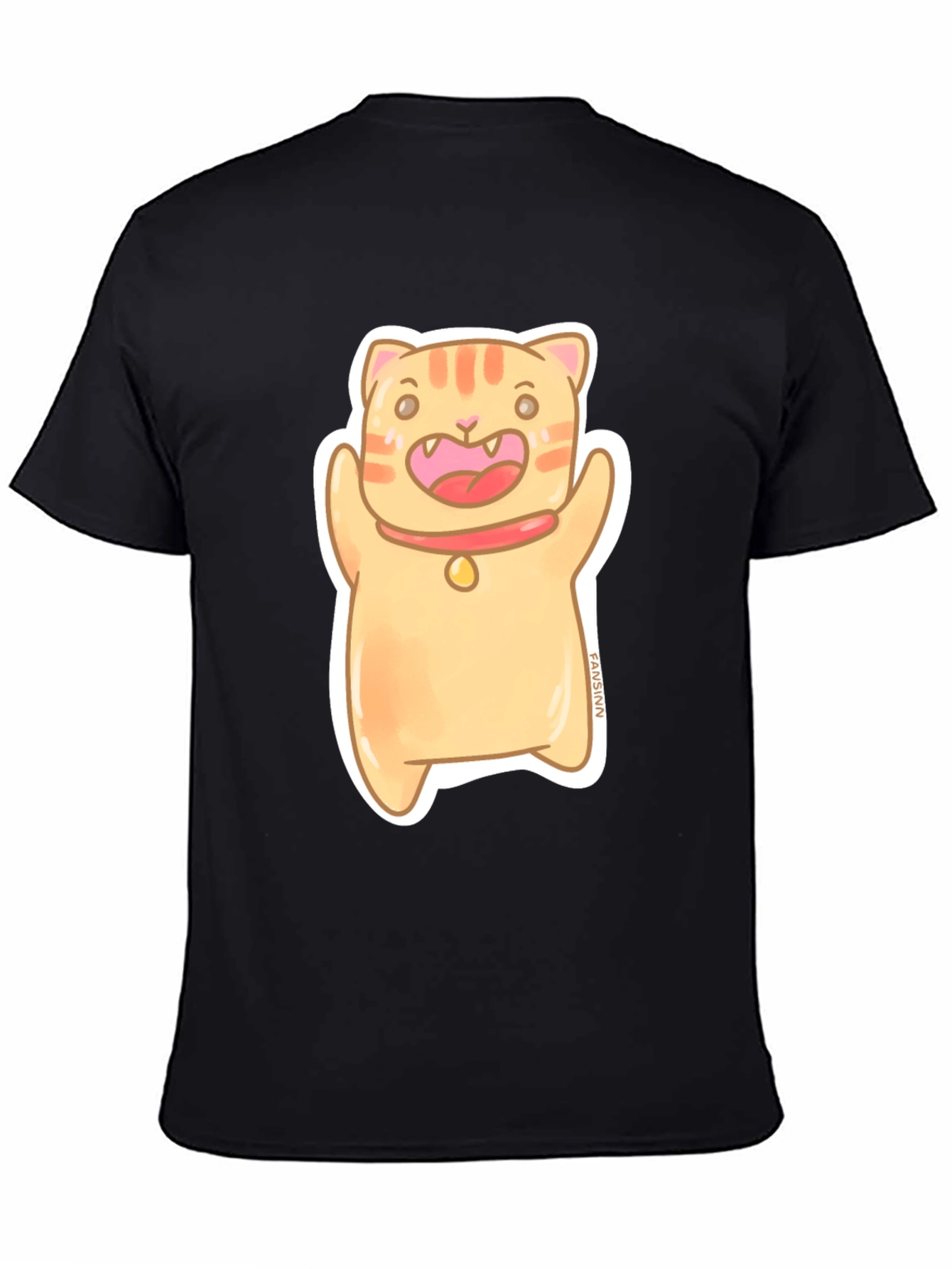 Cute Cat Cartoon Graphic Tee