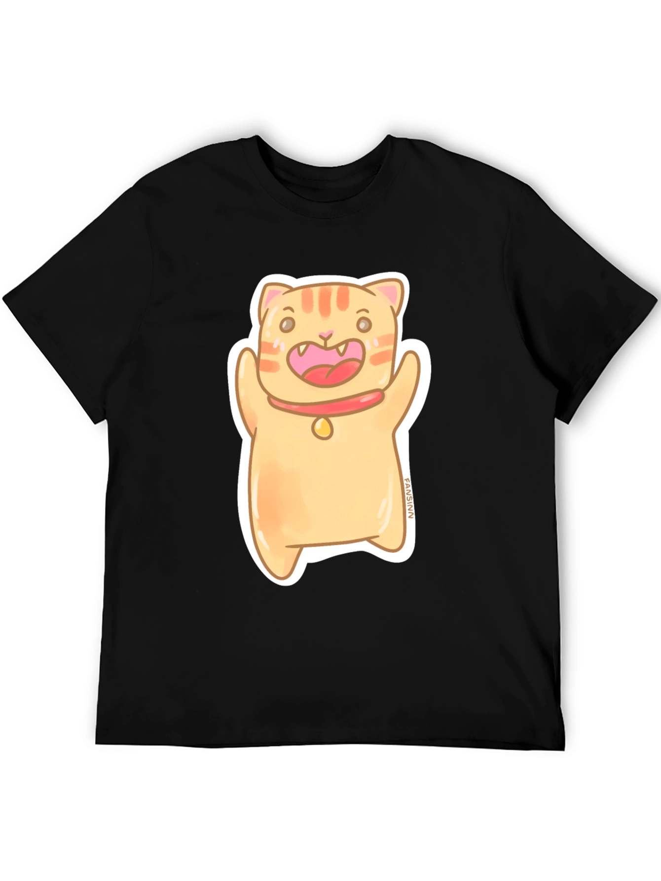 Cute Cat Cartoon Graphic Tee