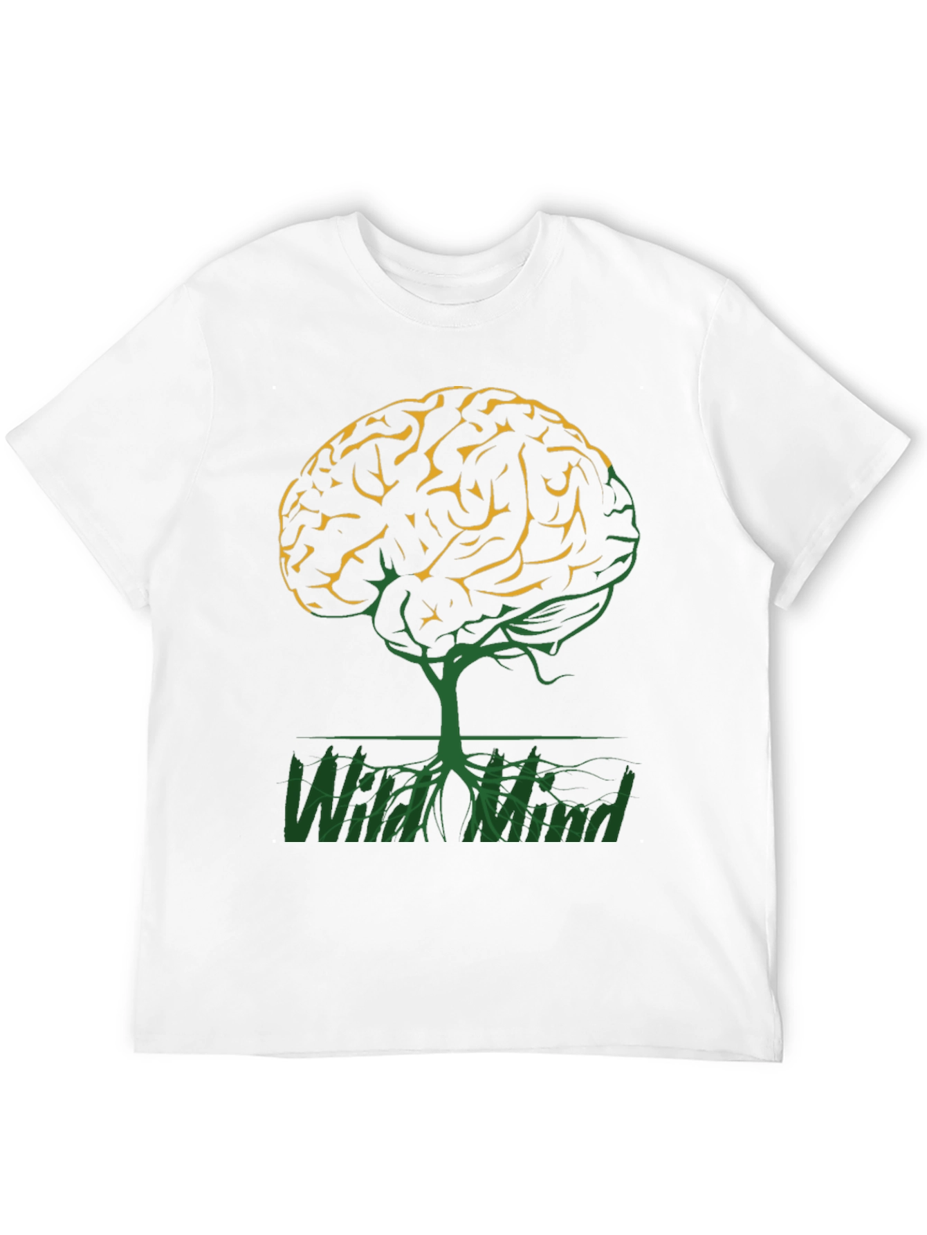 Wild Mind Brain Tree Graphic T-Shirt