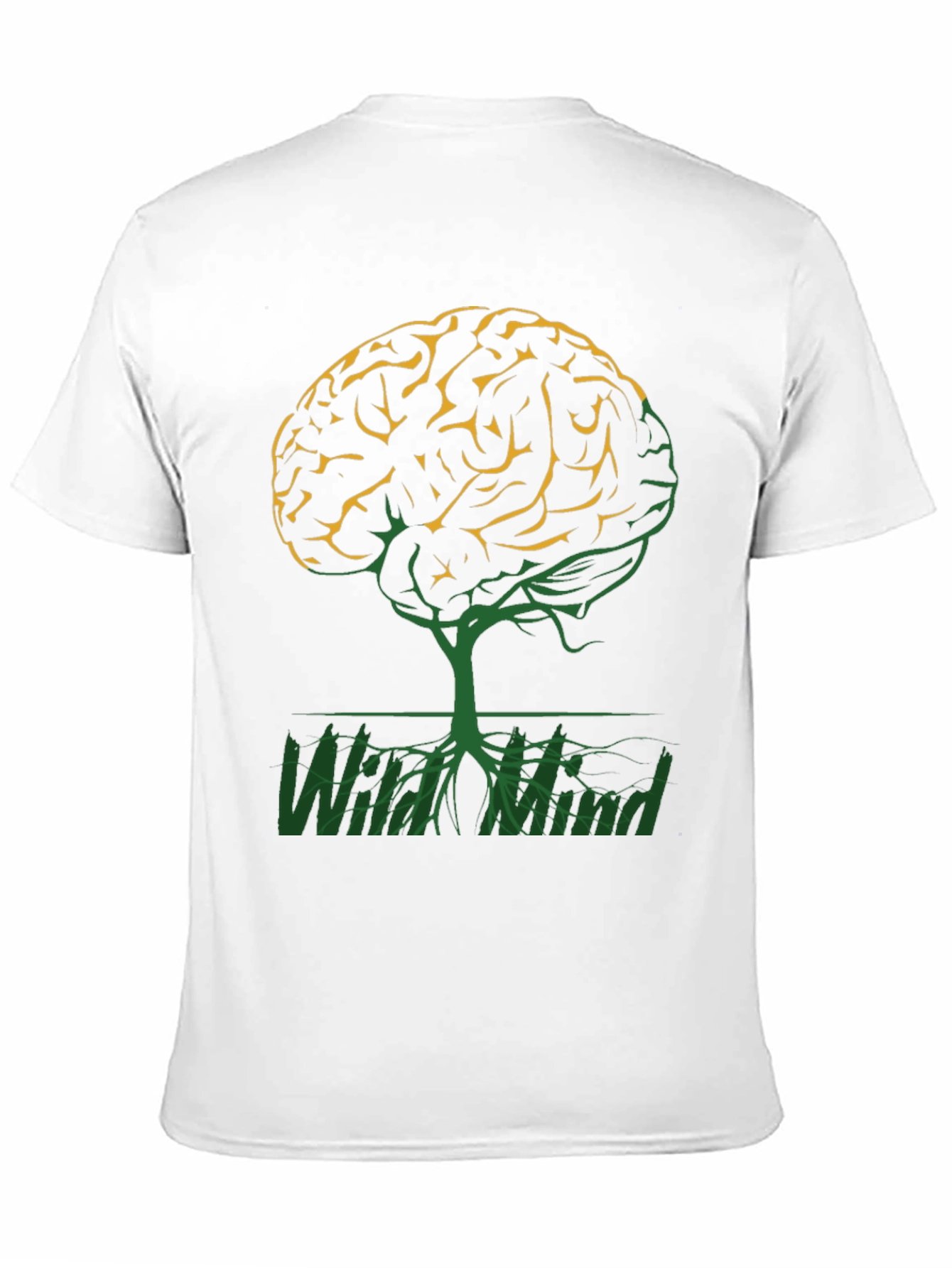 Wild Mind Brain Tree Graphic T-Shirt