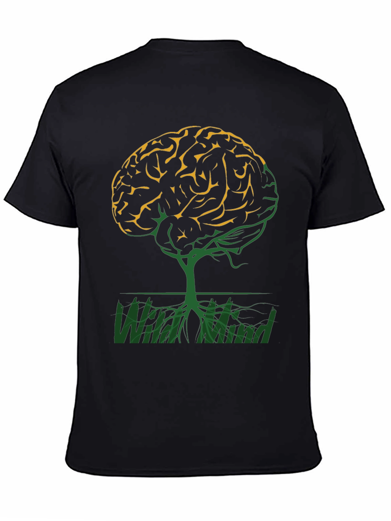 Wild Mind Brain Tree Graphic T-Shirt