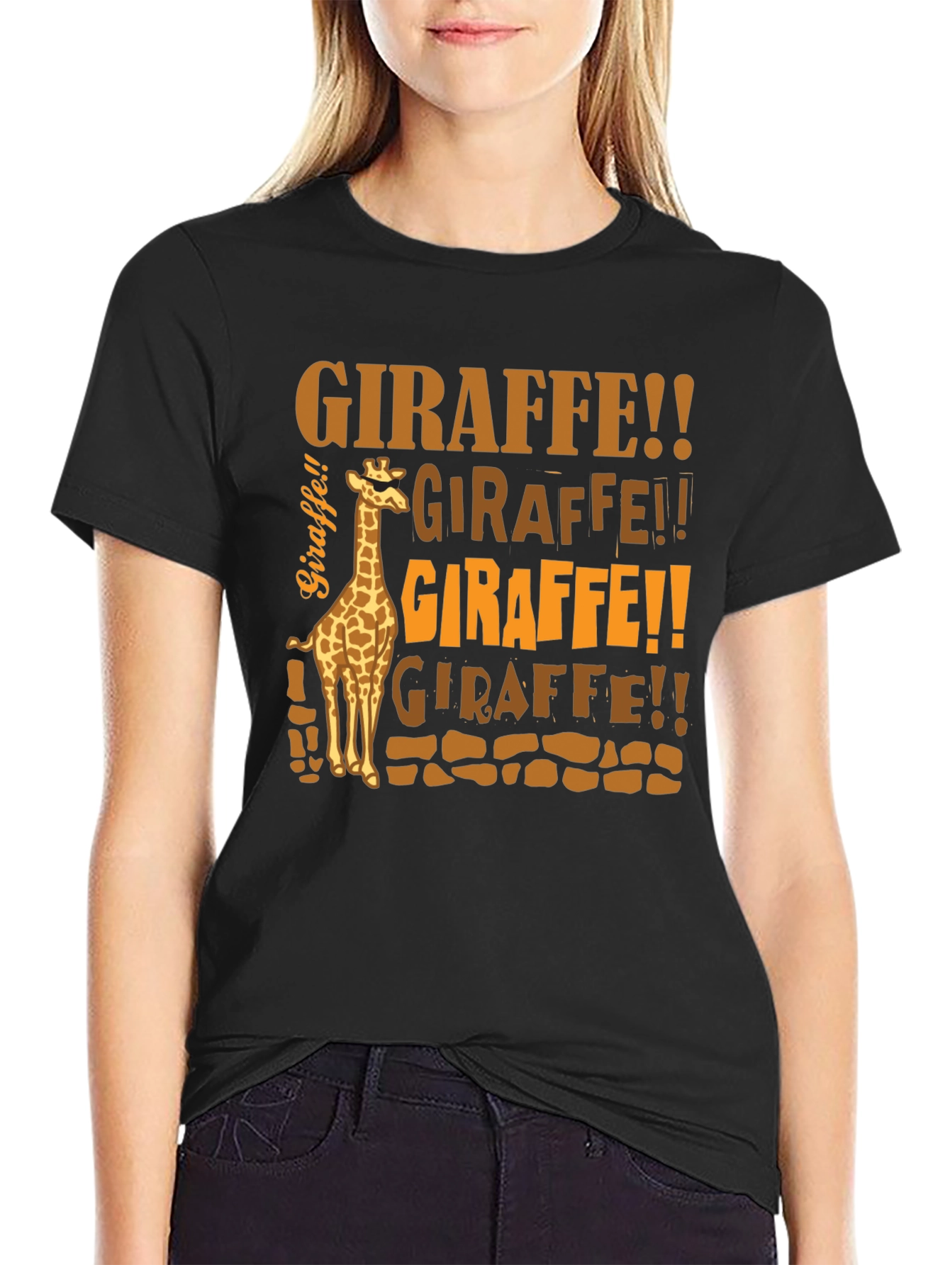 Giraffe T-Shirt - Funny Animal Graphic Tee