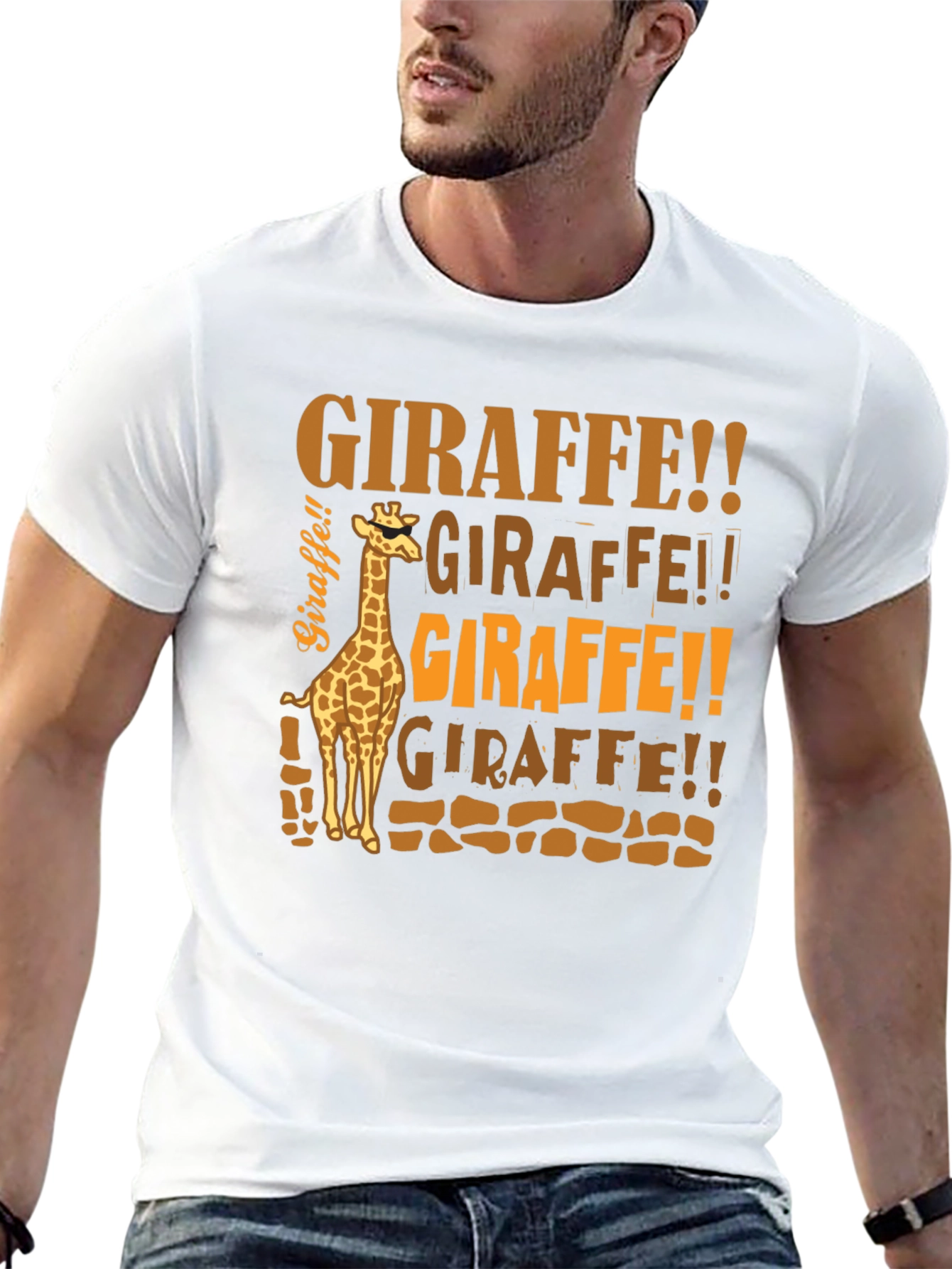 Giraffe T-Shirt - Funny Animal Graphic Tee