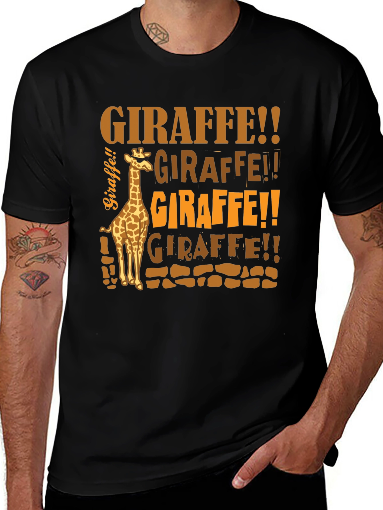 Giraffe T-Shirt - Funny Animal Graphic Tee