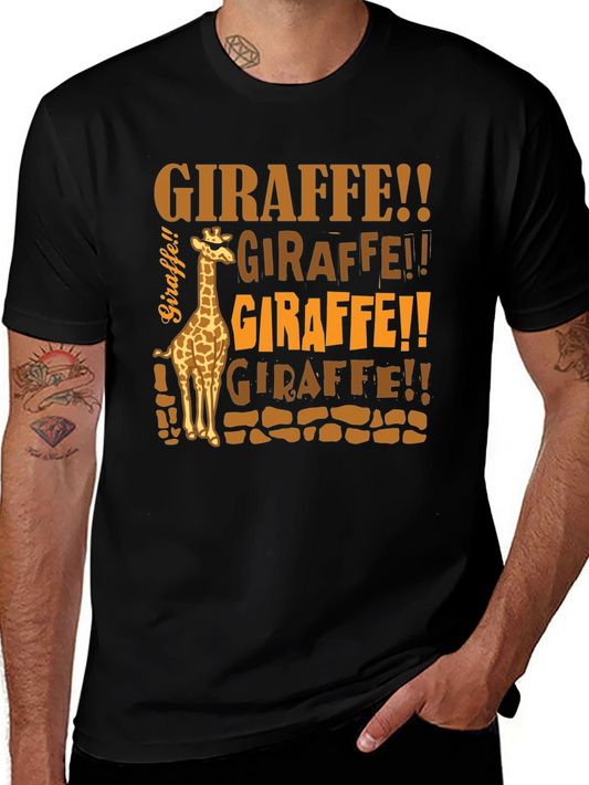 Giraffe T-Shirt - Funny Animal Graphic Tee