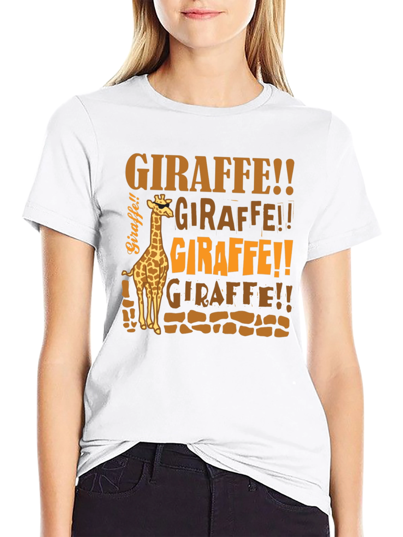 Giraffe T-Shirt - Funny Animal Graphic Tee