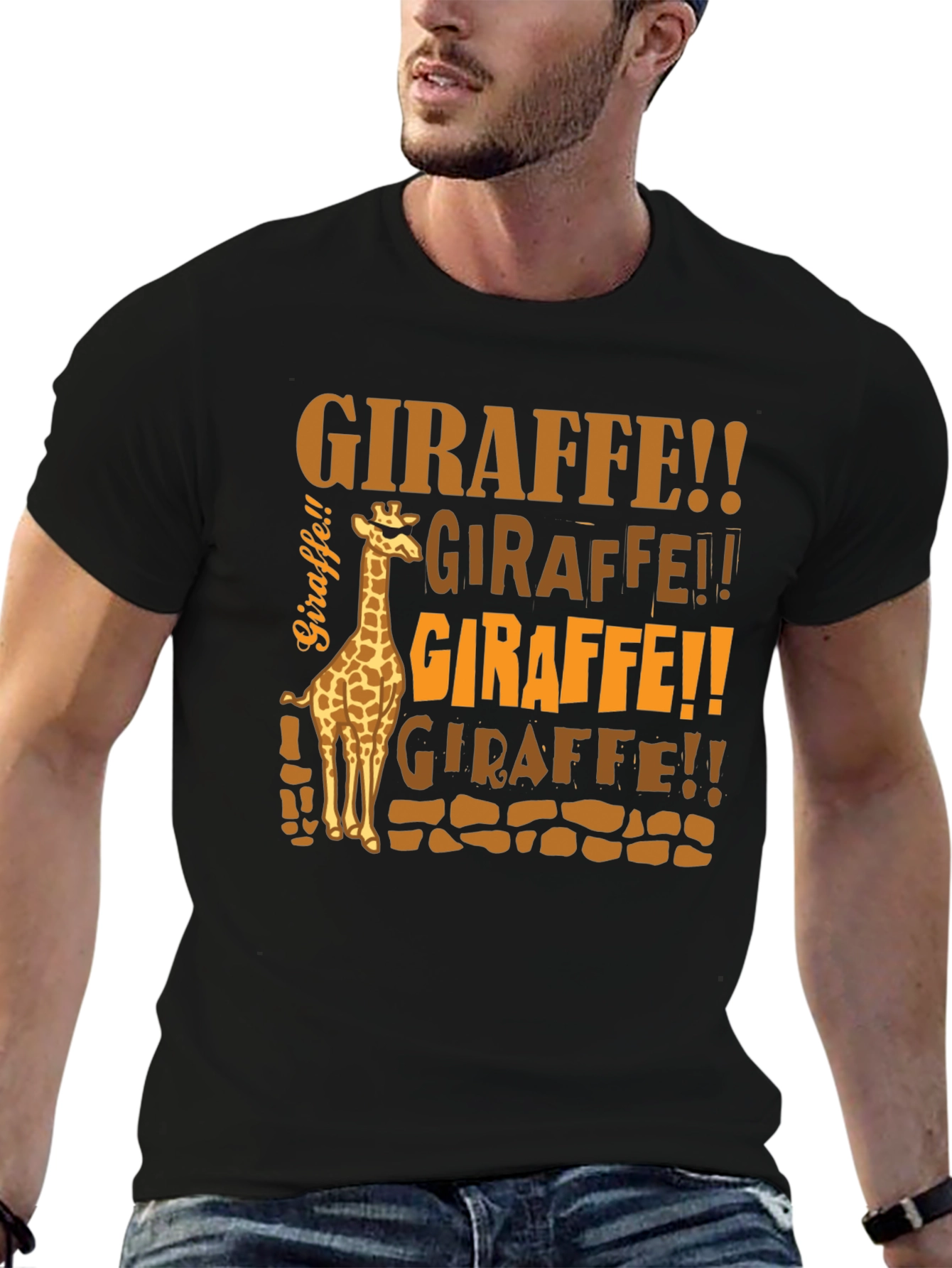 Giraffe T-Shirt - Funny Animal Graphic Tee