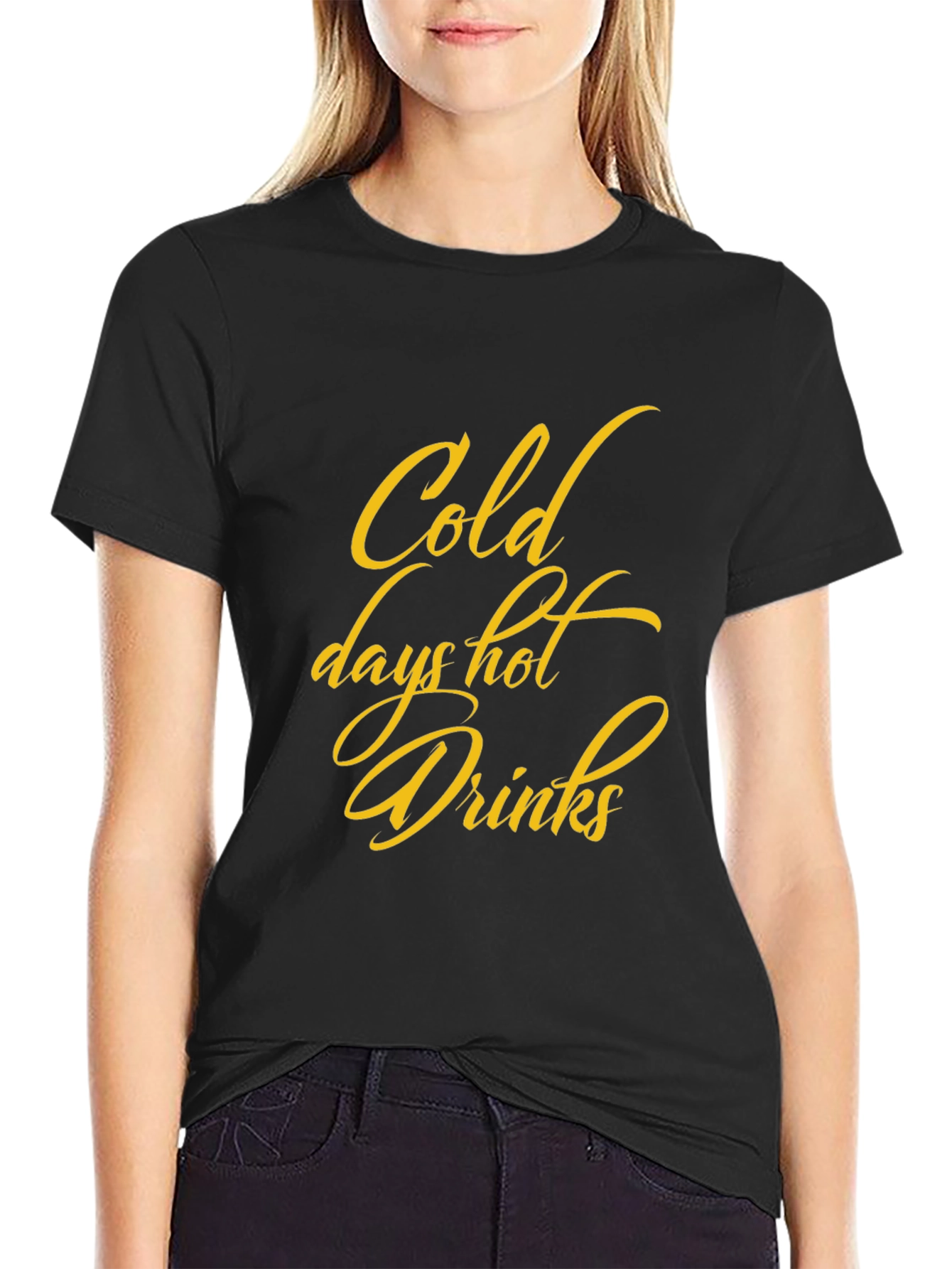Cold Days Hot Drinks Graphic Tee
