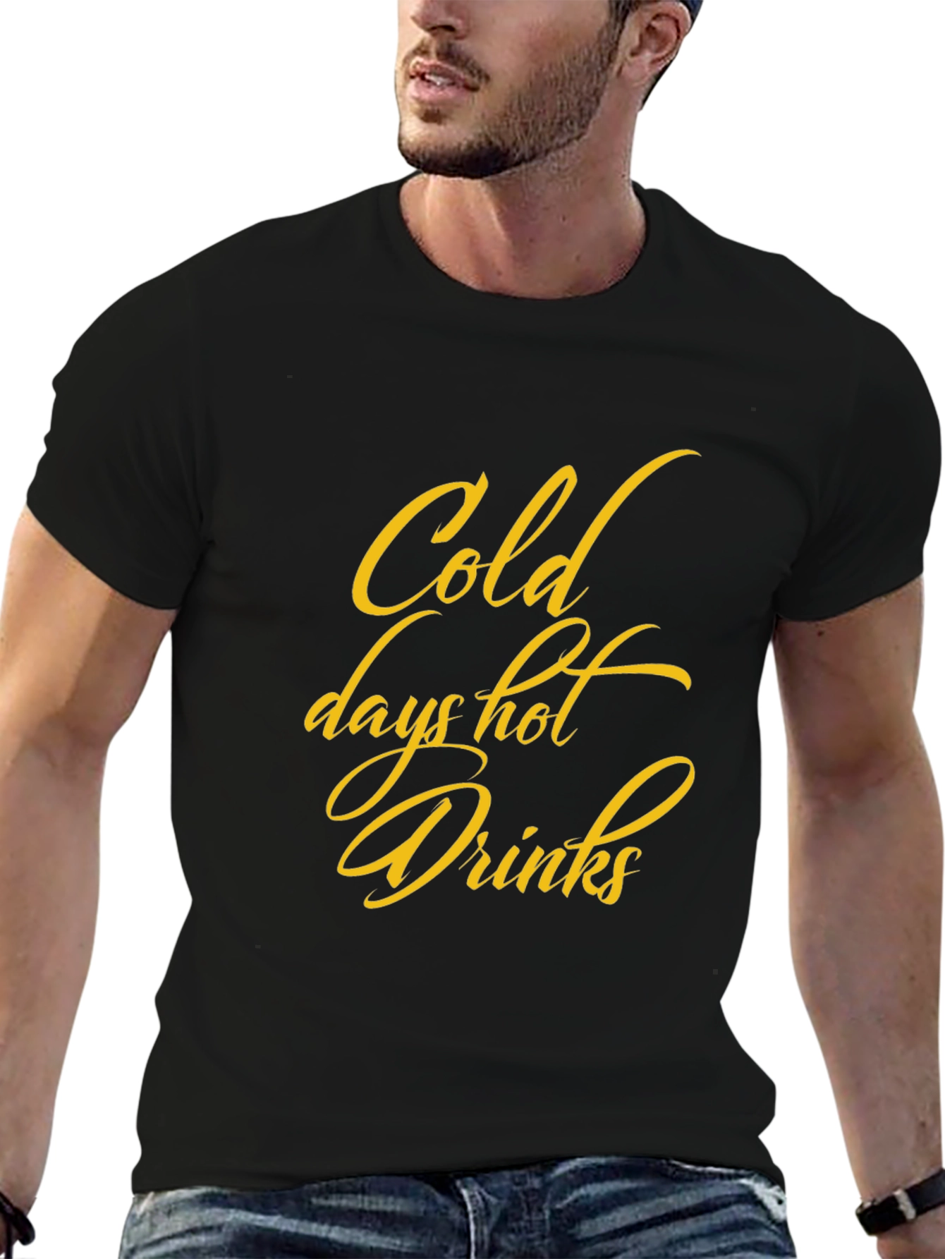 Cold Days Hot Drinks Graphic Tee