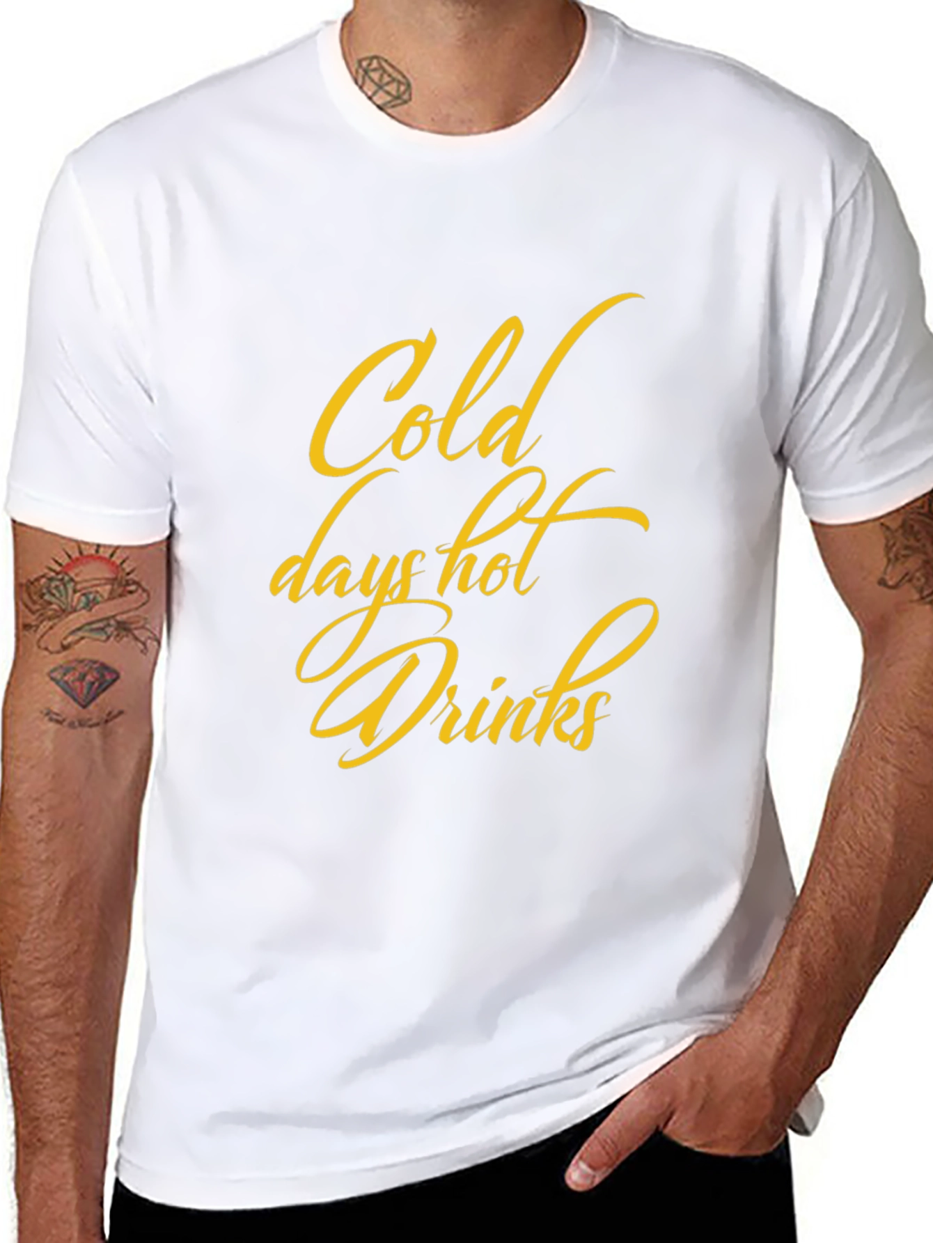 Cold Days Hot Drinks Graphic Tee