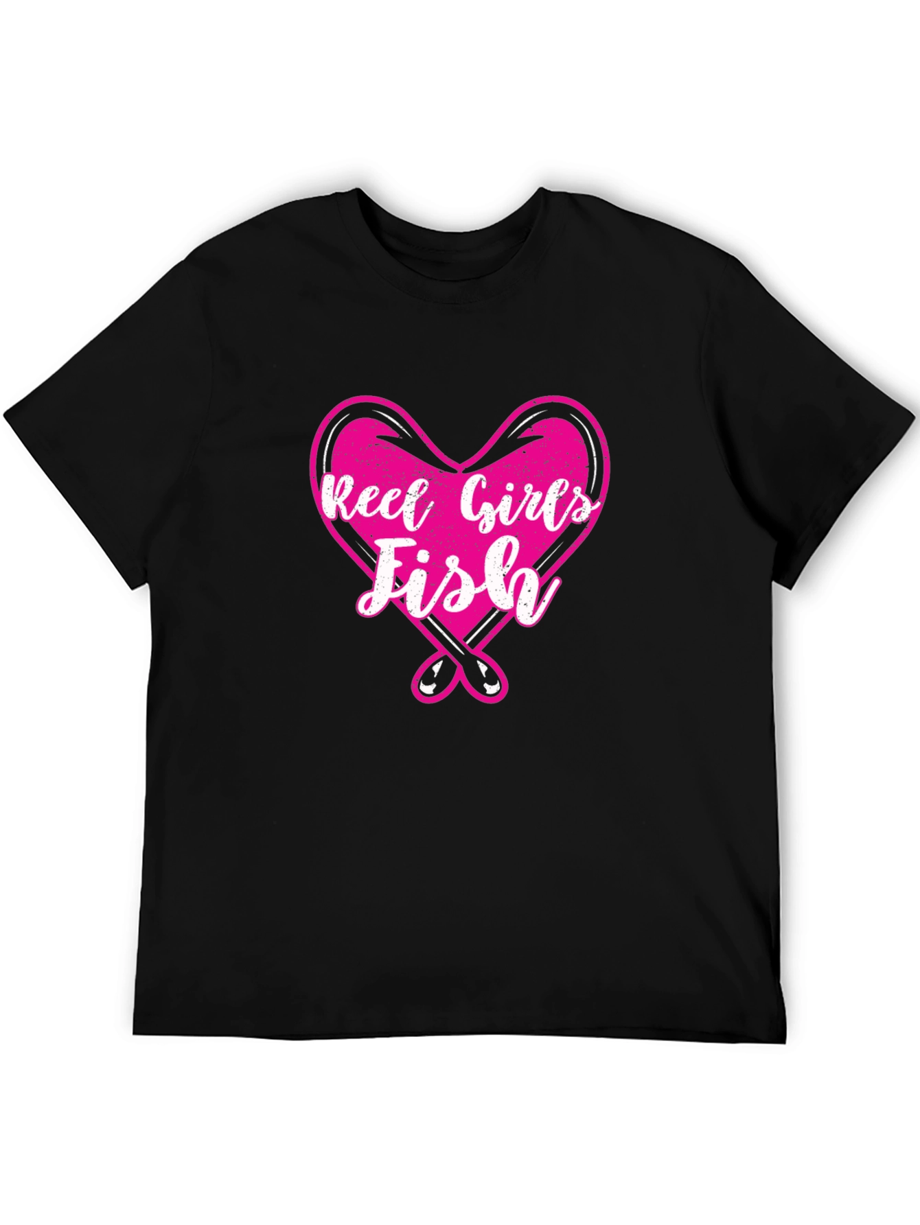 Reel Girls Fish Heart Graphic T-Shirt