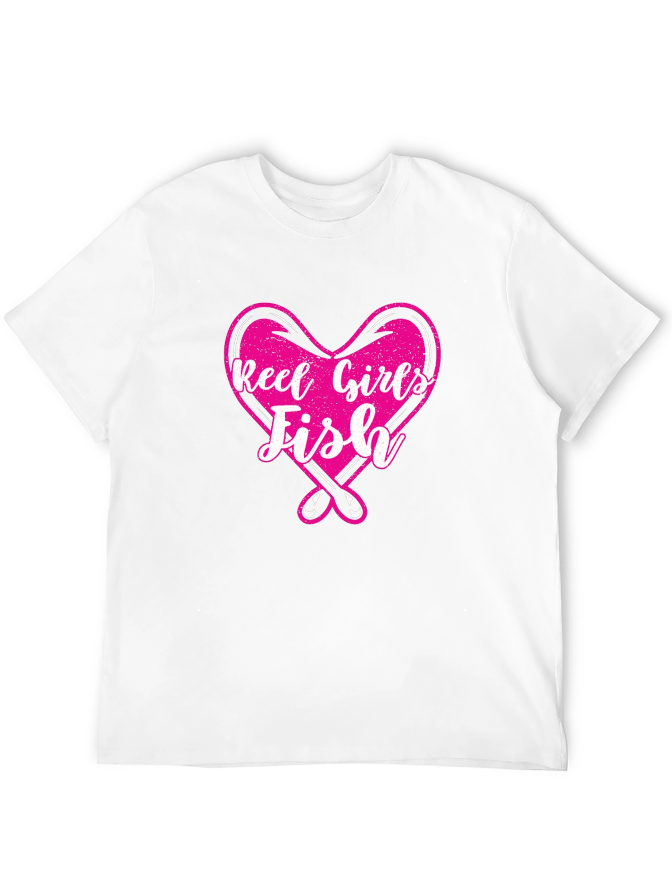 Reel Girls Fish Heart Graphic T-Shirt