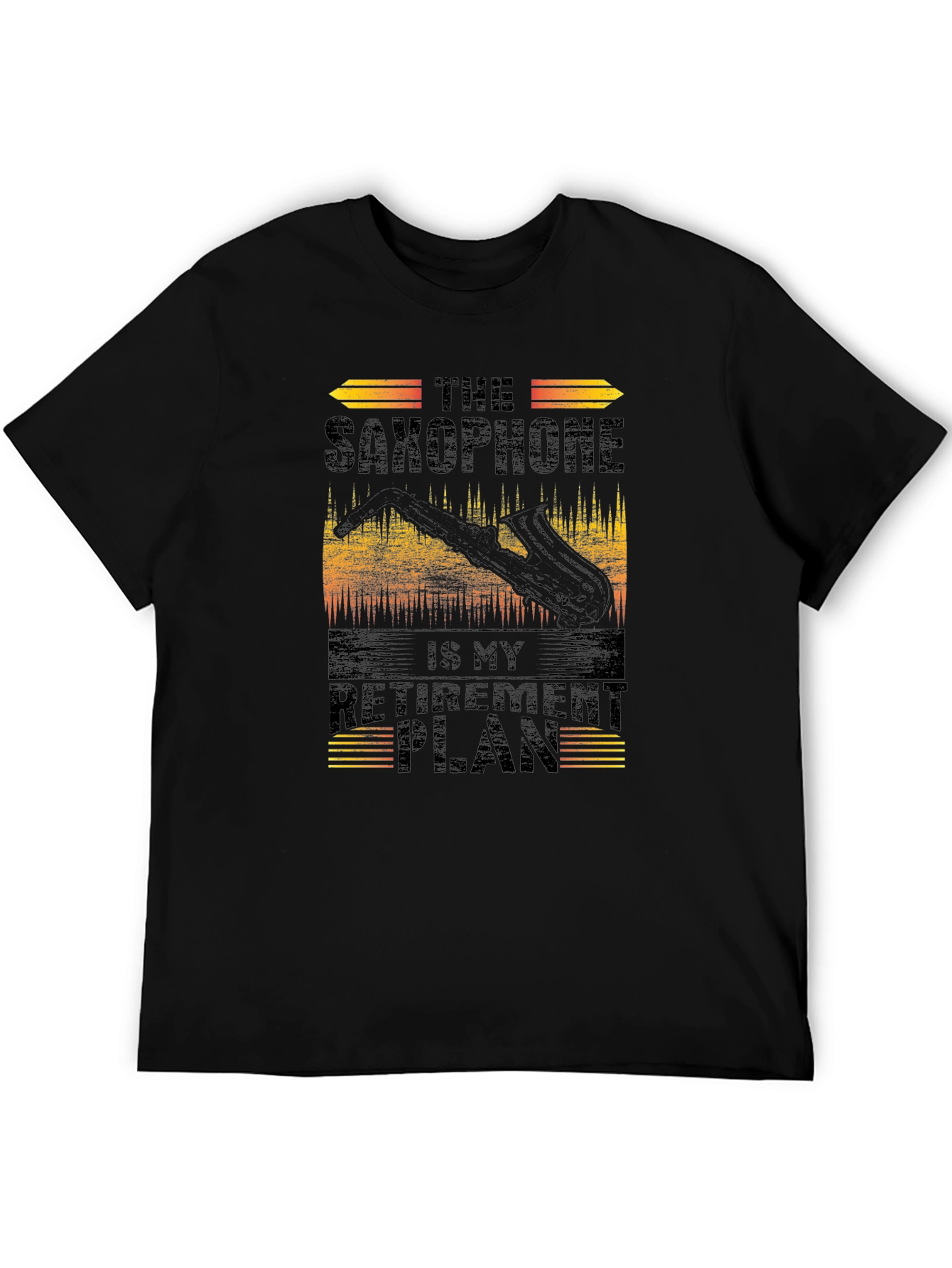 Saxophone Retirement Plan Graphic Tee