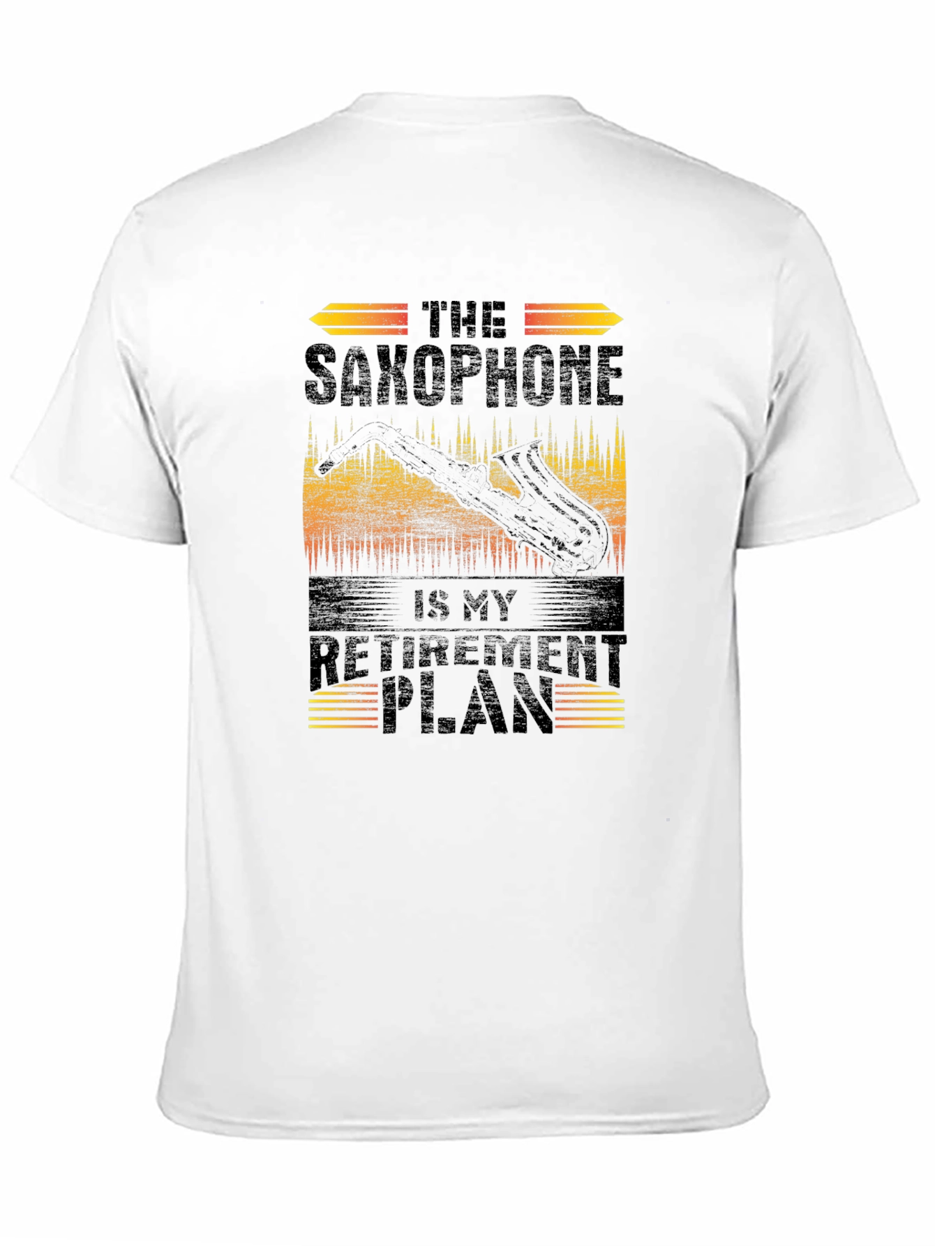 Saxophone Retirement Plan Graphic Tee