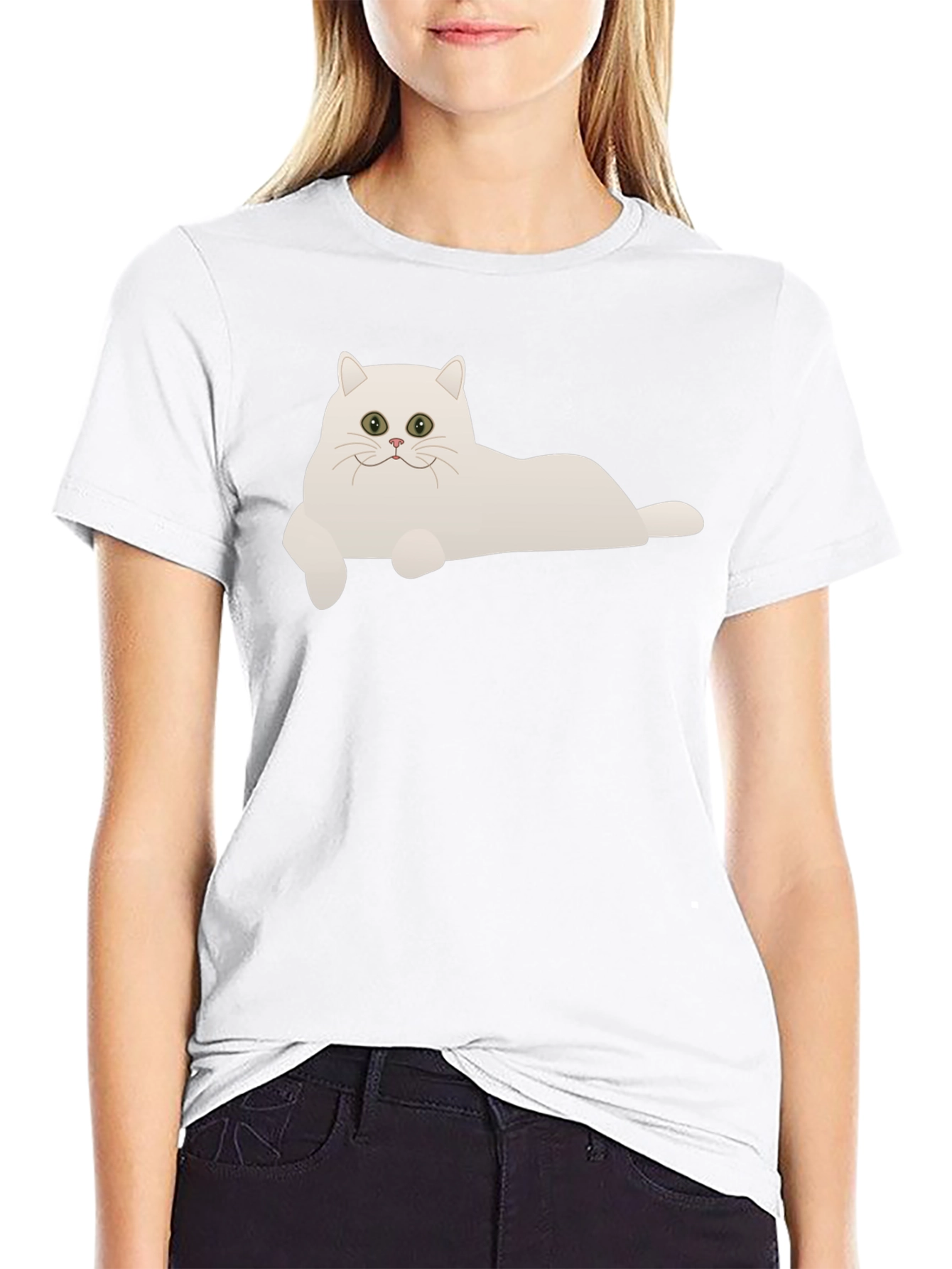 Cool Cat Graphic Black T-Shirt
