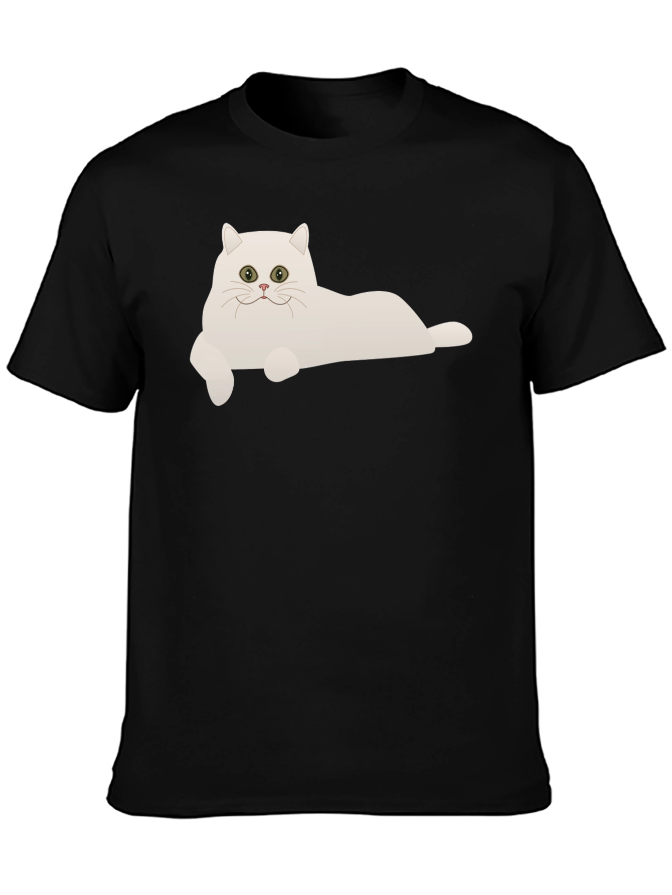 Cool Cat Graphic Black T-Shirt