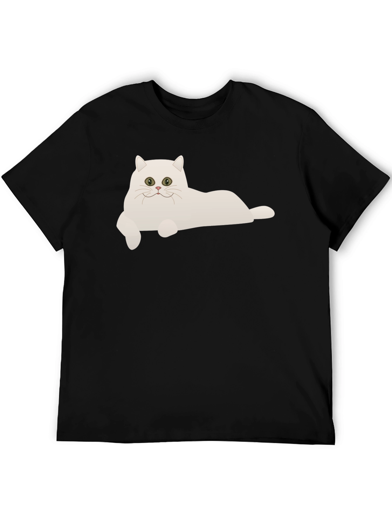 Cool Cat Graphic Black T-Shirt