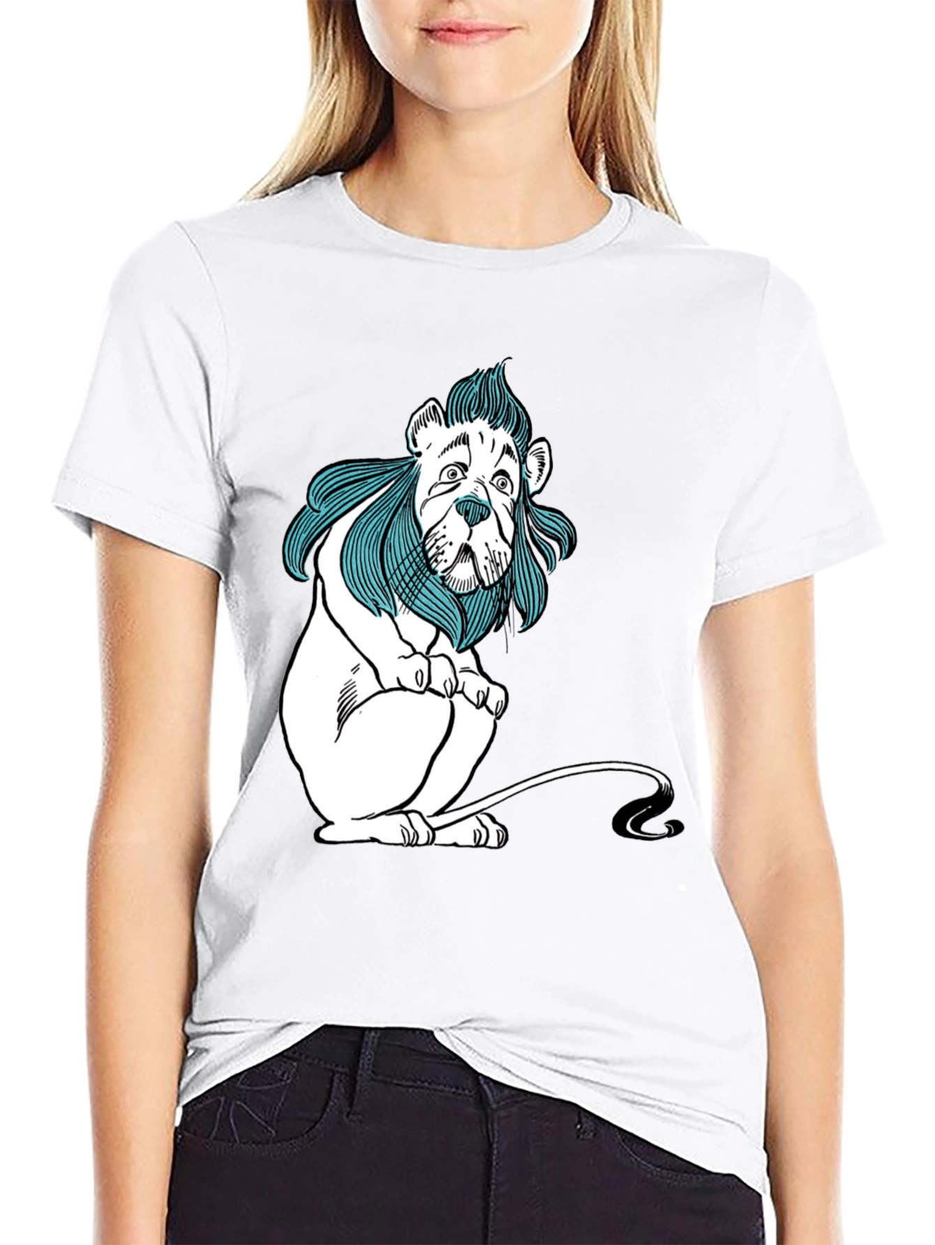 Cowardly Lion Graphic Tee