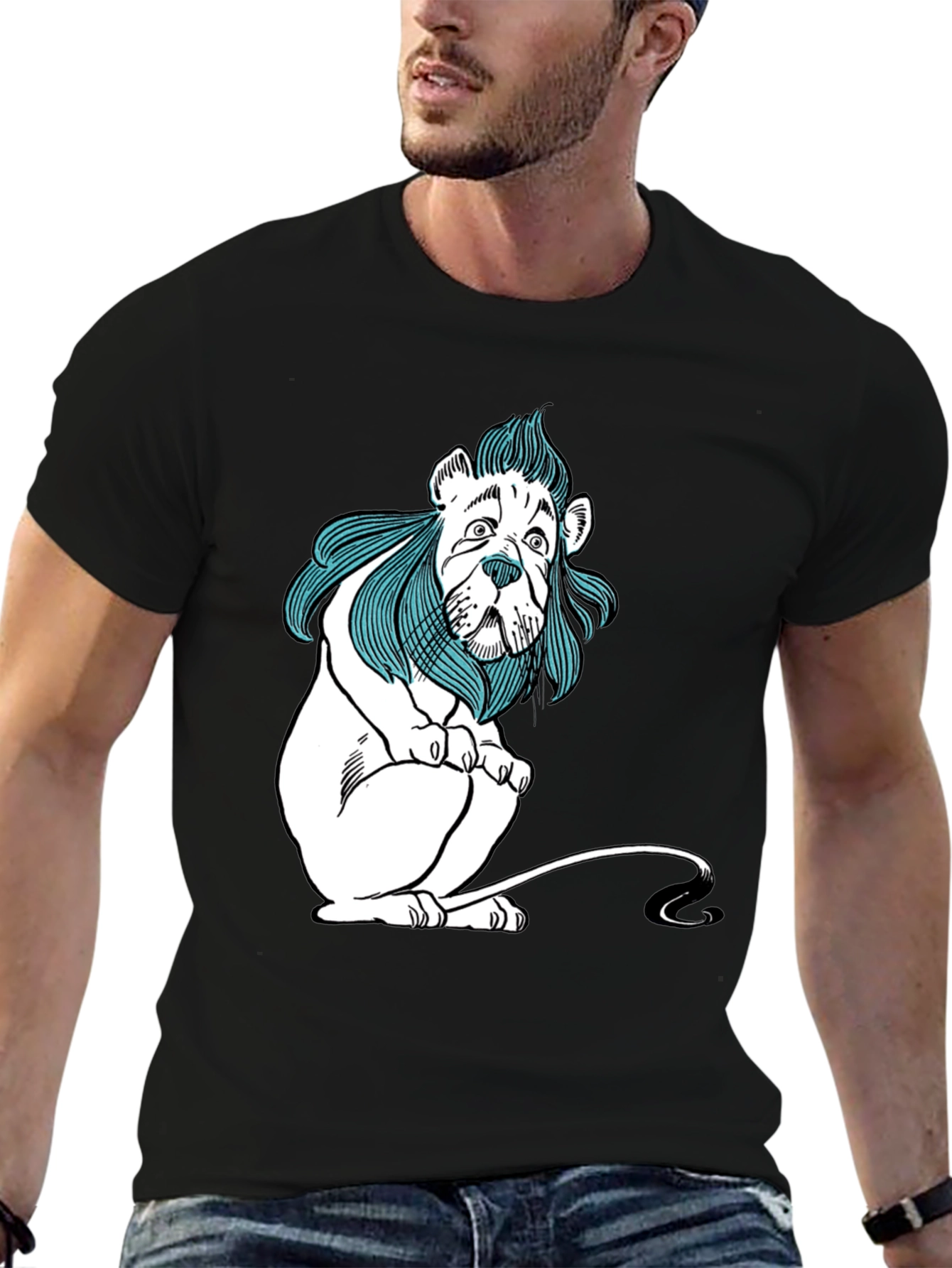 Cowardly Lion Graphic Tee