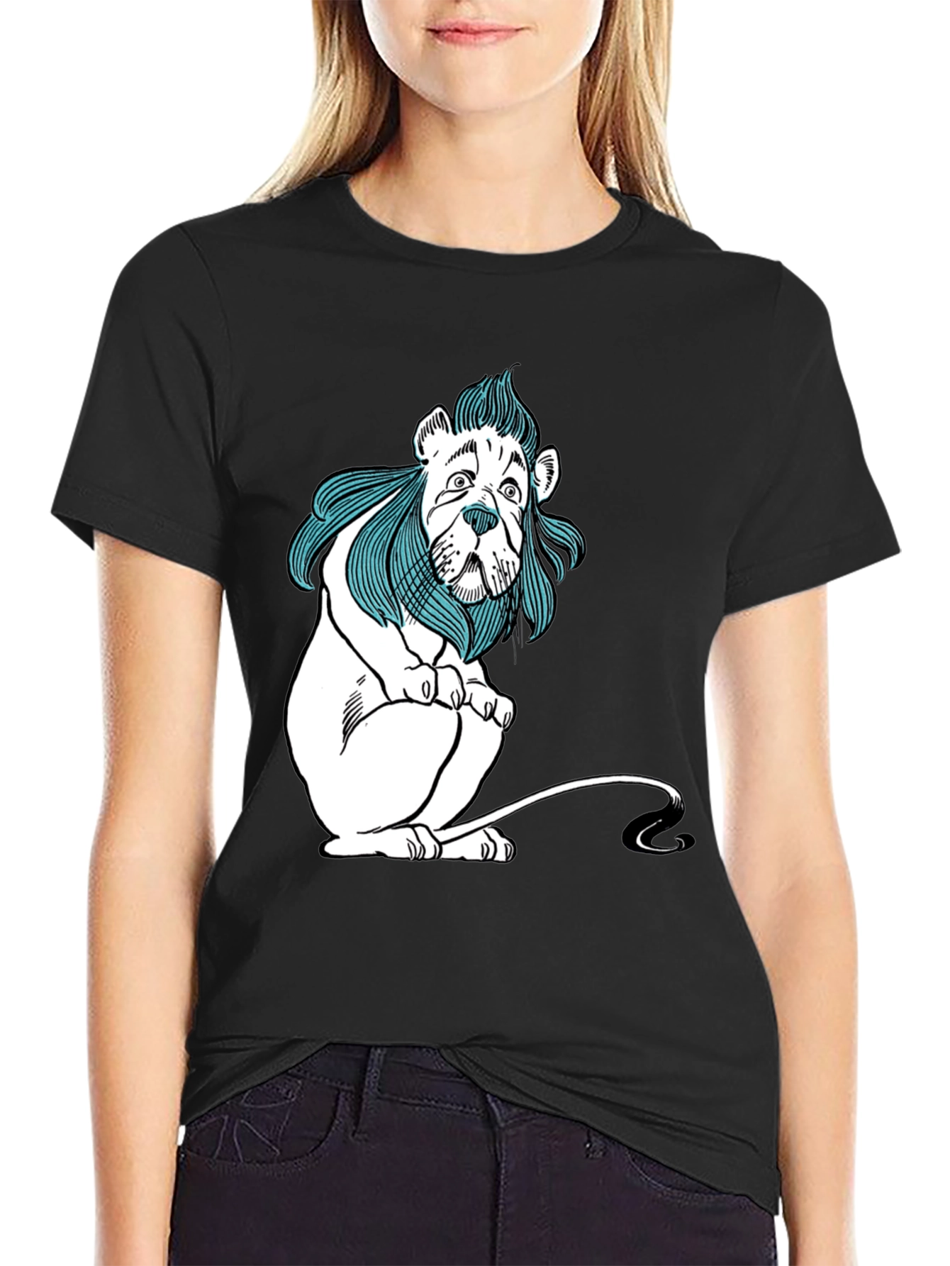 Cowardly Lion Graphic Tee