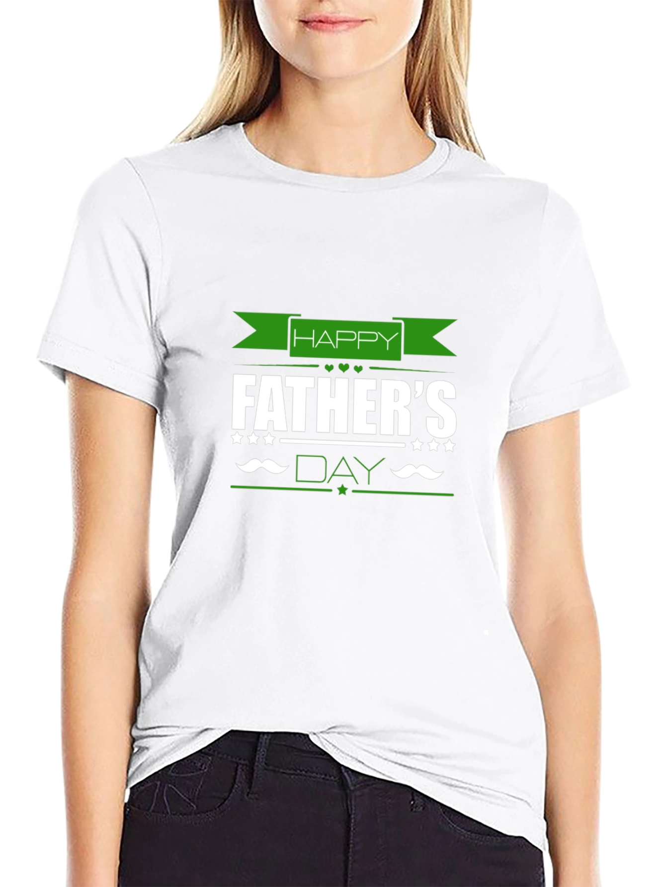 Happy Fathers Day Black T-Shirt