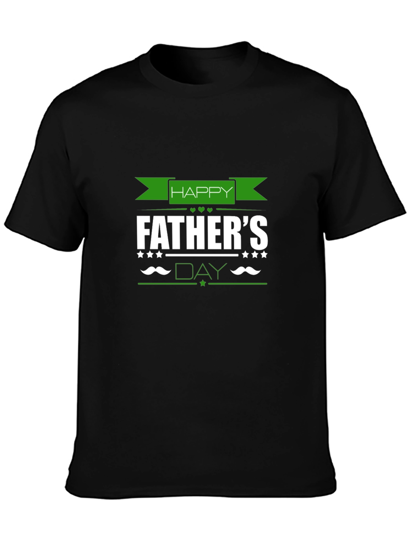 Happy Fathers Day Black T-Shirt