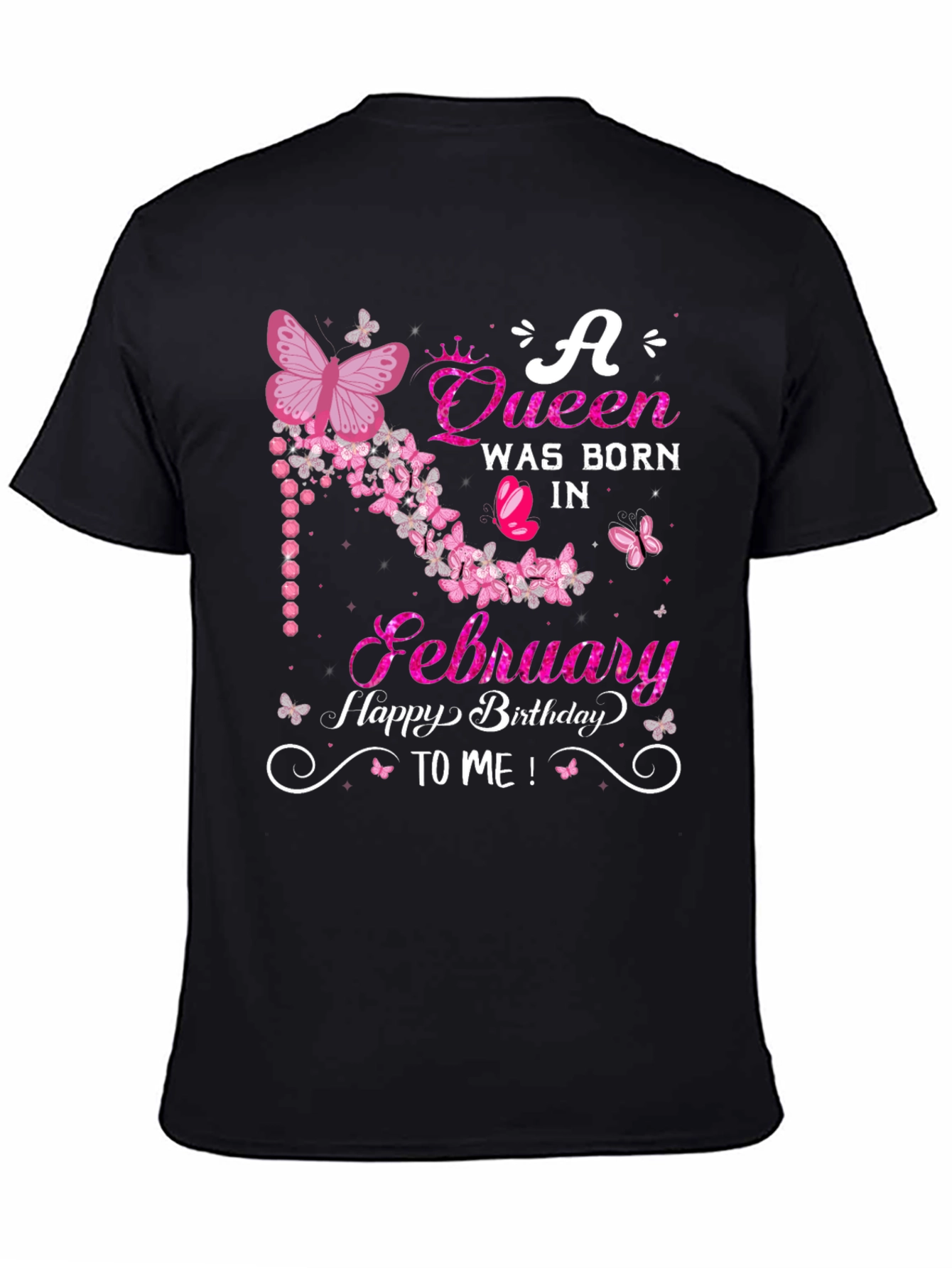 Queen Born in February Birthday T-Shirt